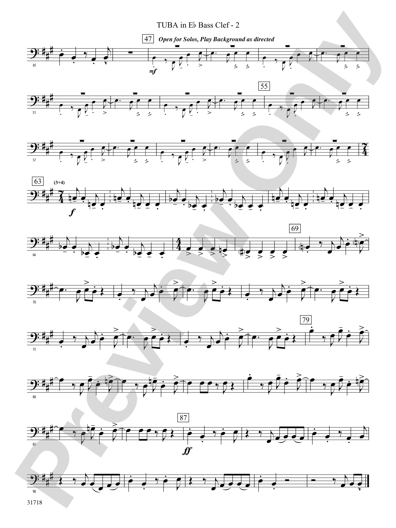 Señor Cadera (Mister Hip): (wp) E-flat Tuba B.C.