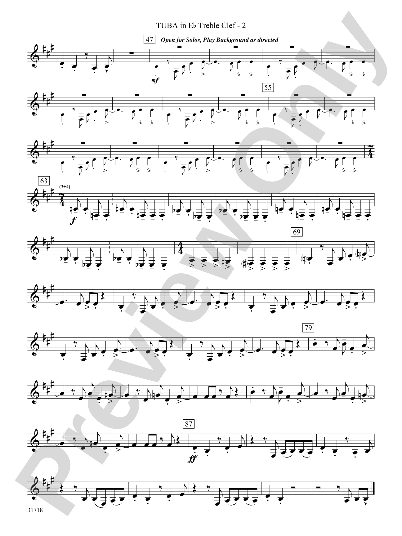 Señor Cadera (Mister Hip): (wp) E-flat Tuba T.C.