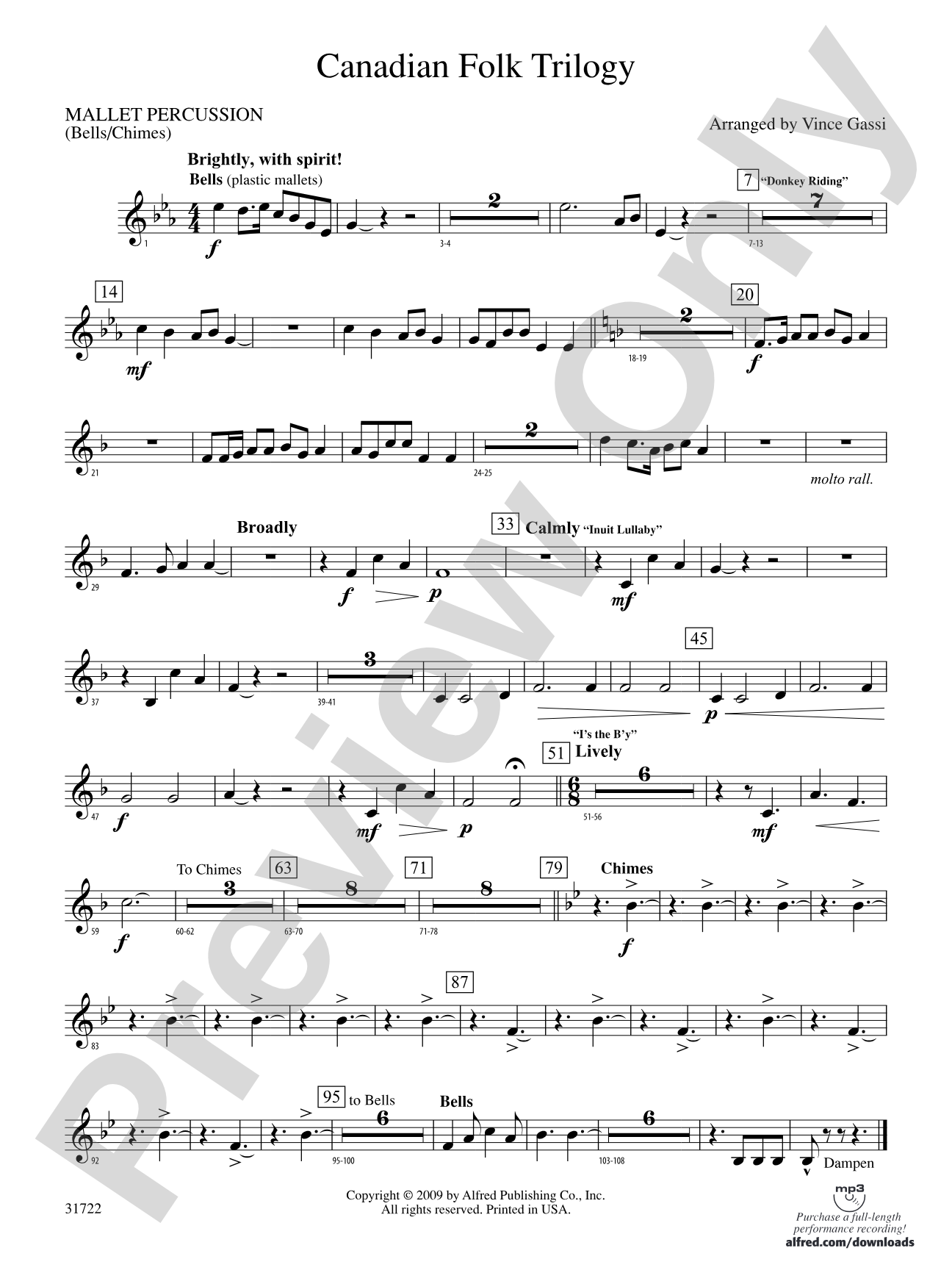 Canadian Folk Trilogy: Mallets