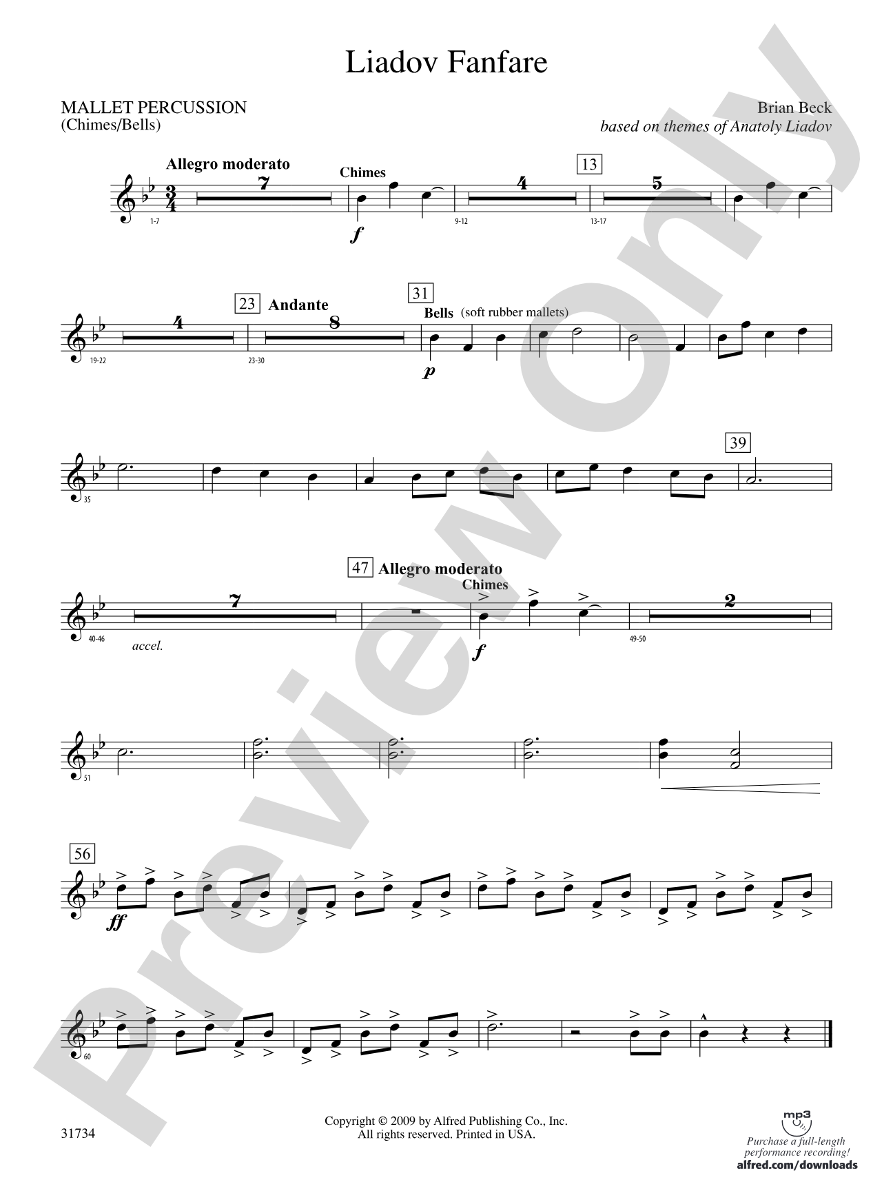 Liadov Fanfare: Mallets