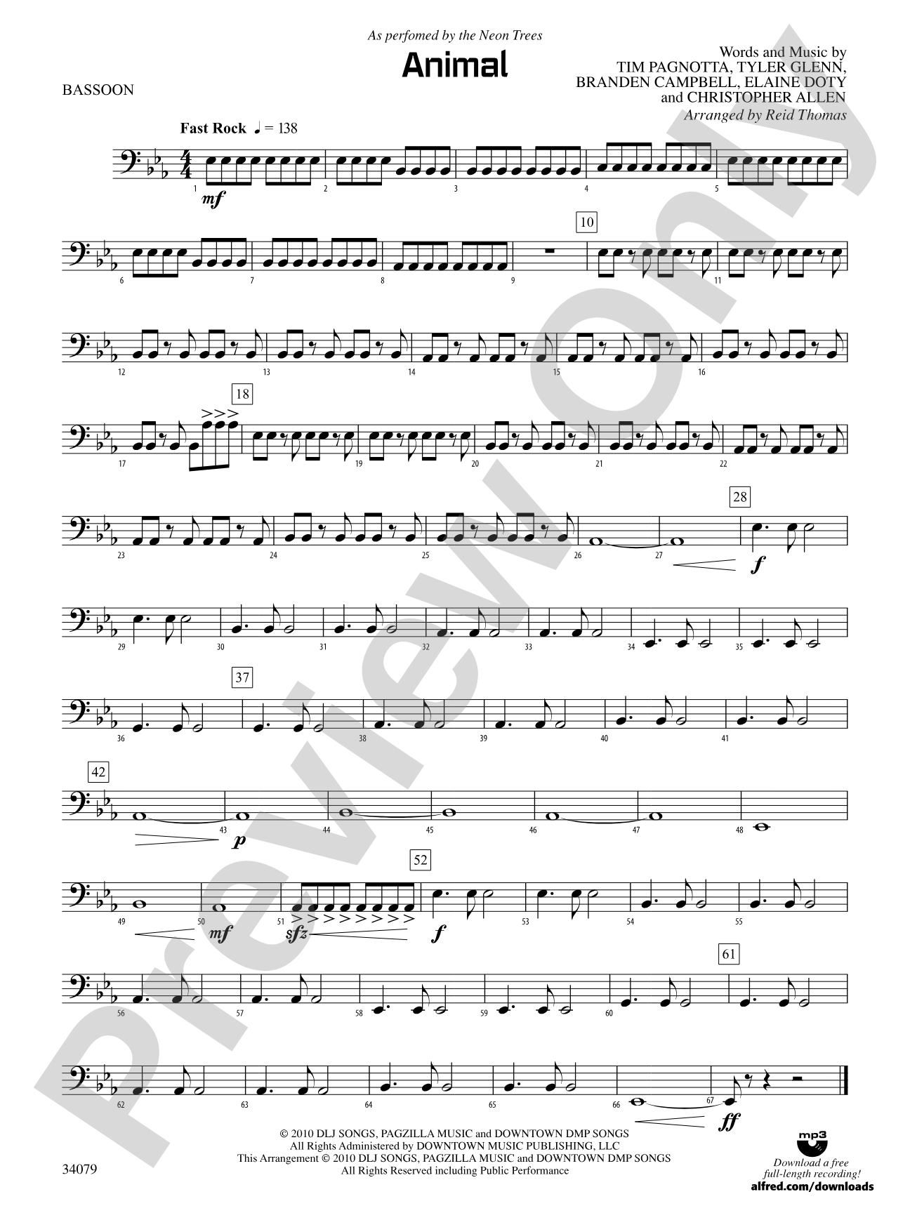 Animal: Bassoon