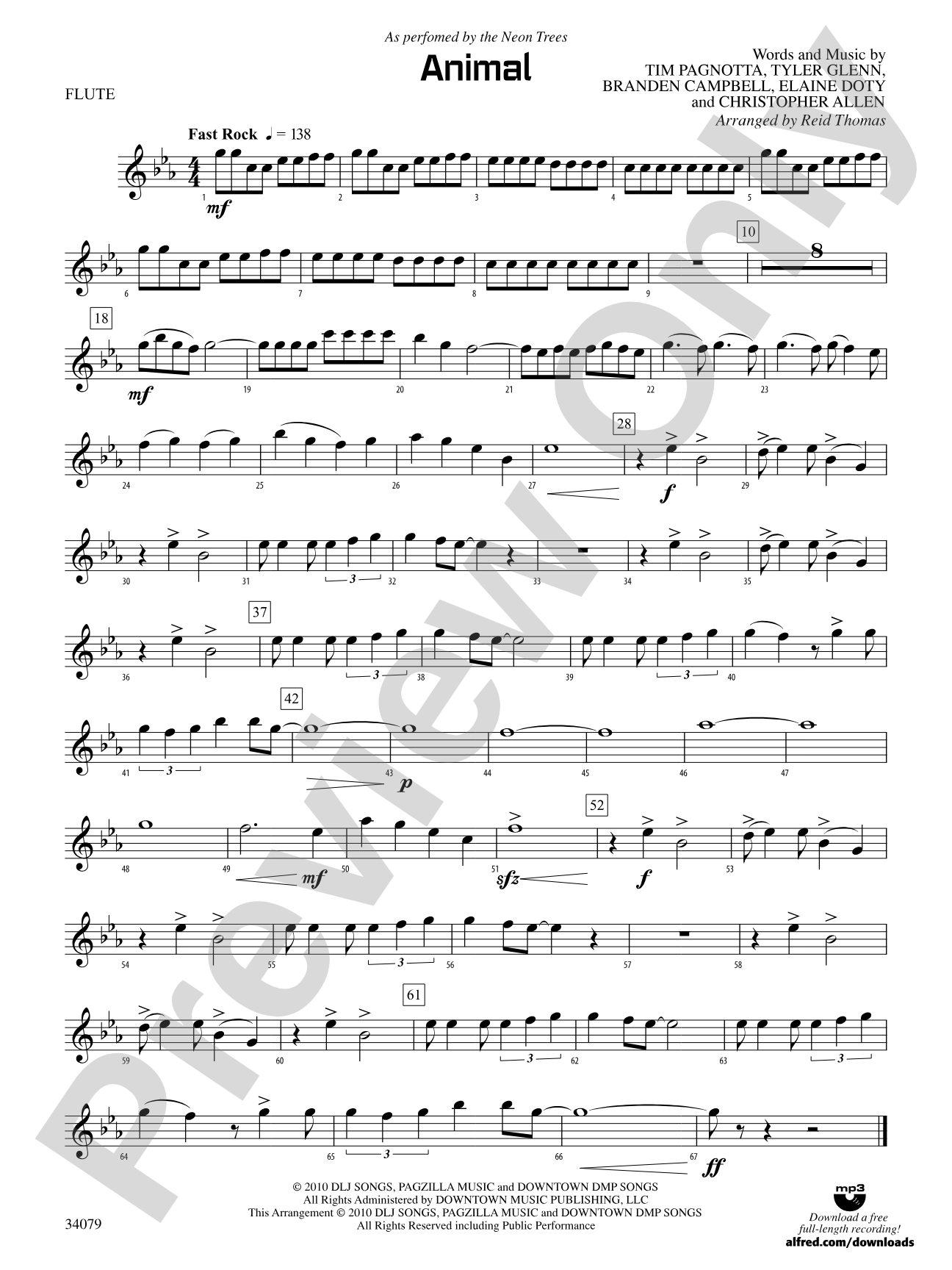 Animal: Flute