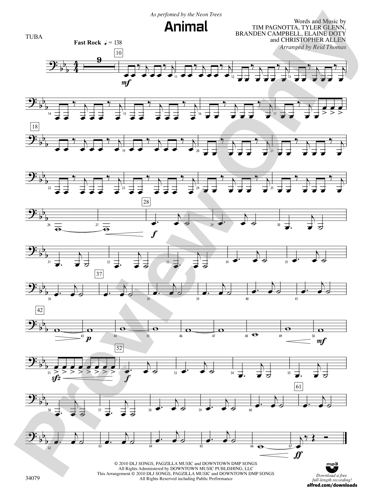 Animal: Tuba