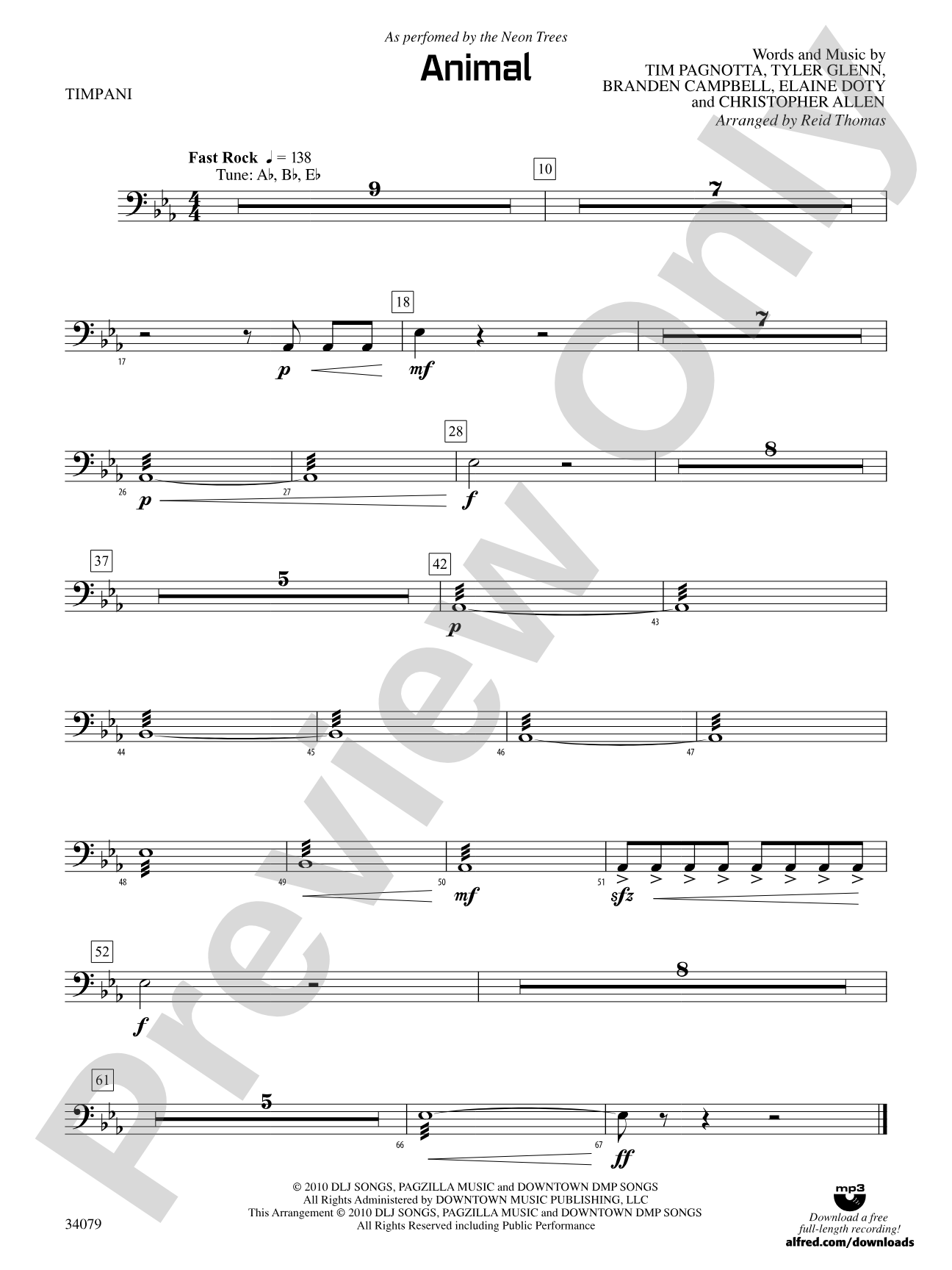 Animal: Timpani
