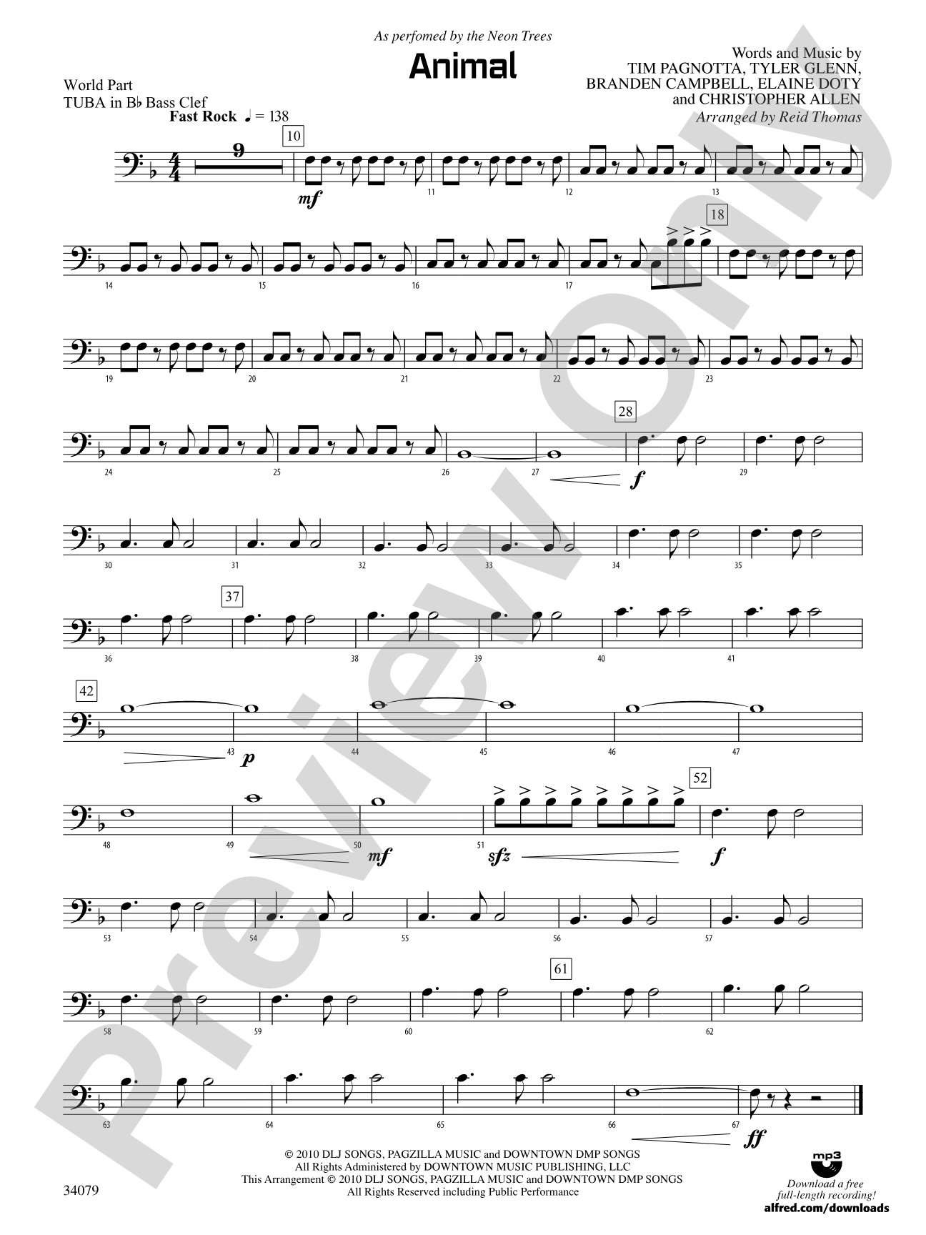 Animal: (wp) B-flat Tuba B.C.