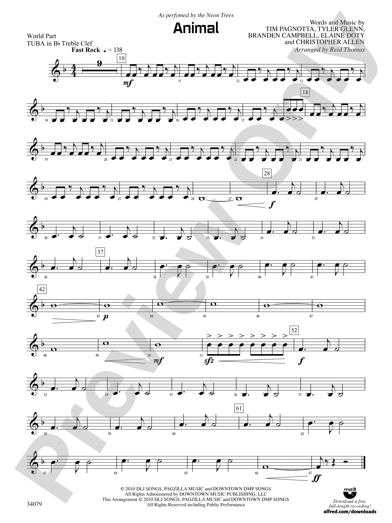 Animal: (wp) B-flat Tuba T.C.