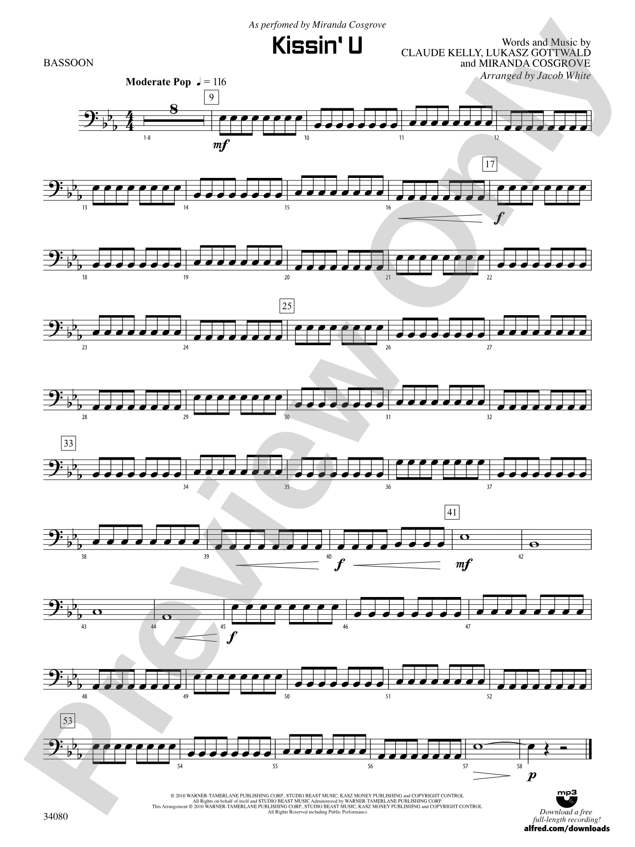 Kissin' U: Bassoon