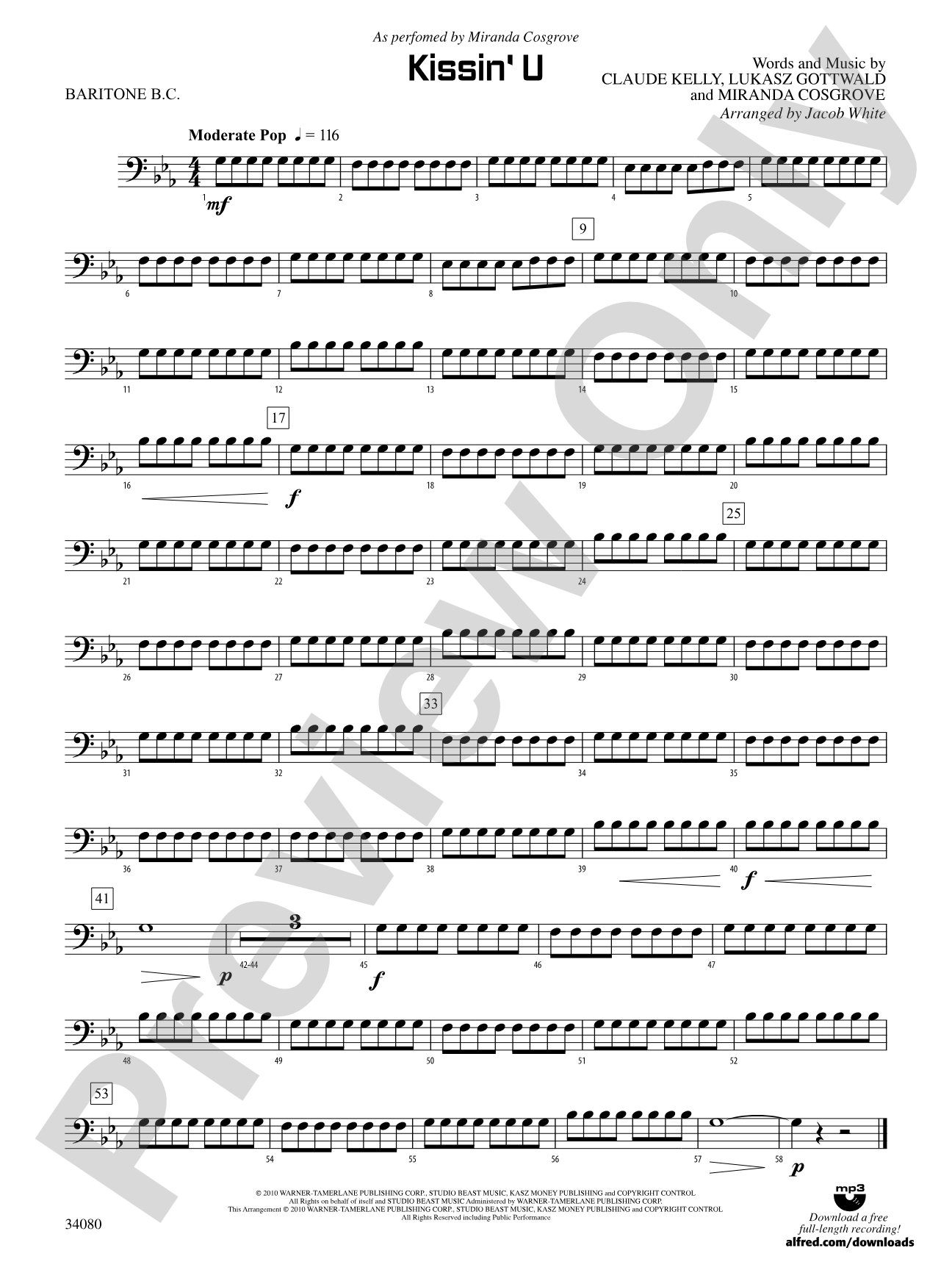 Kissin' U: Baritone B.C.