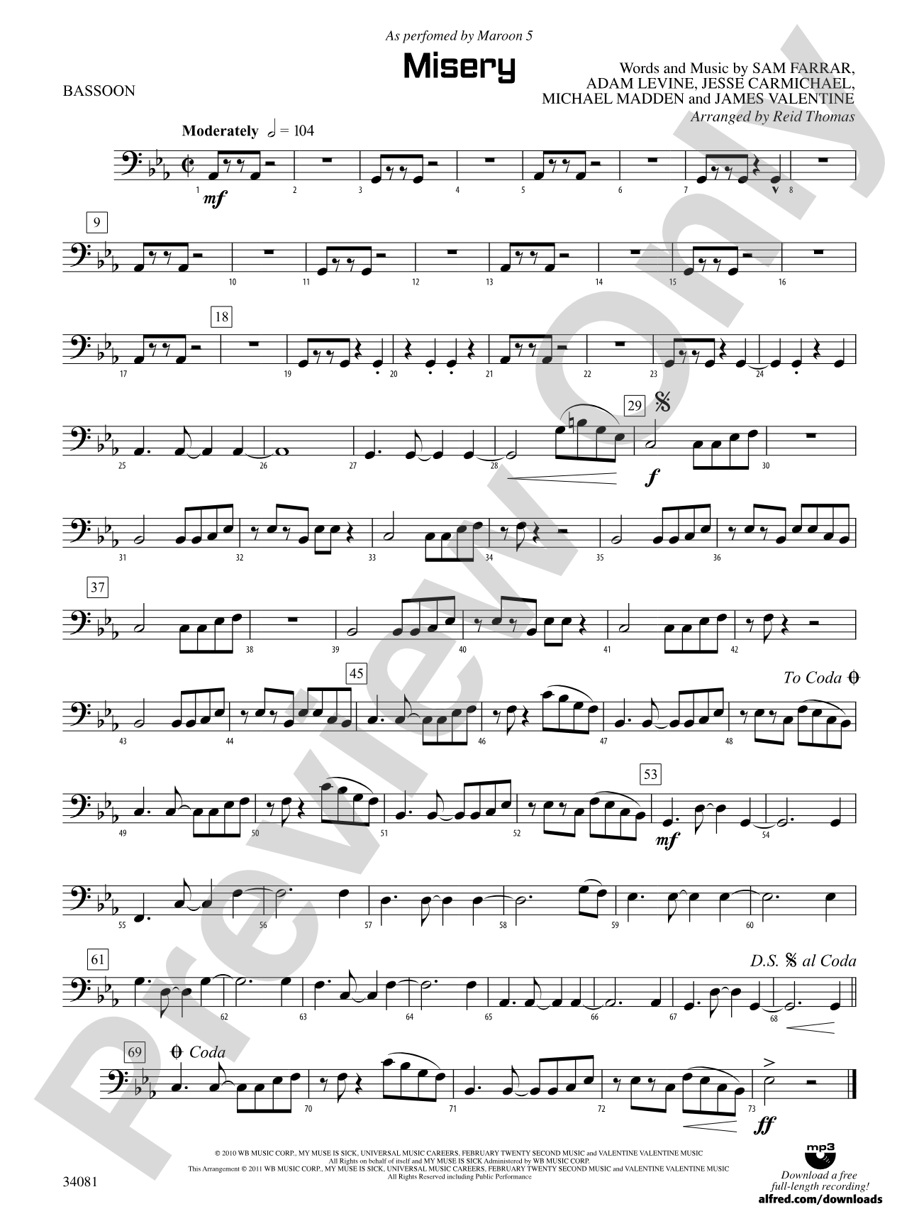 Misery: Bassoon