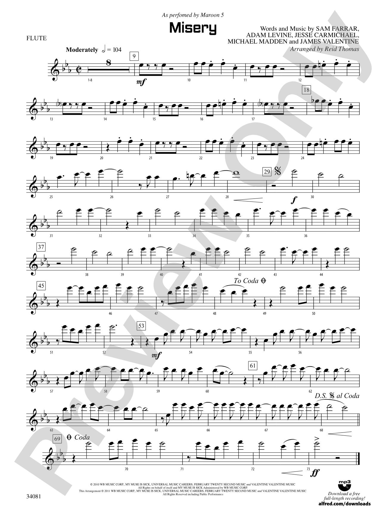 Misery: Flute
