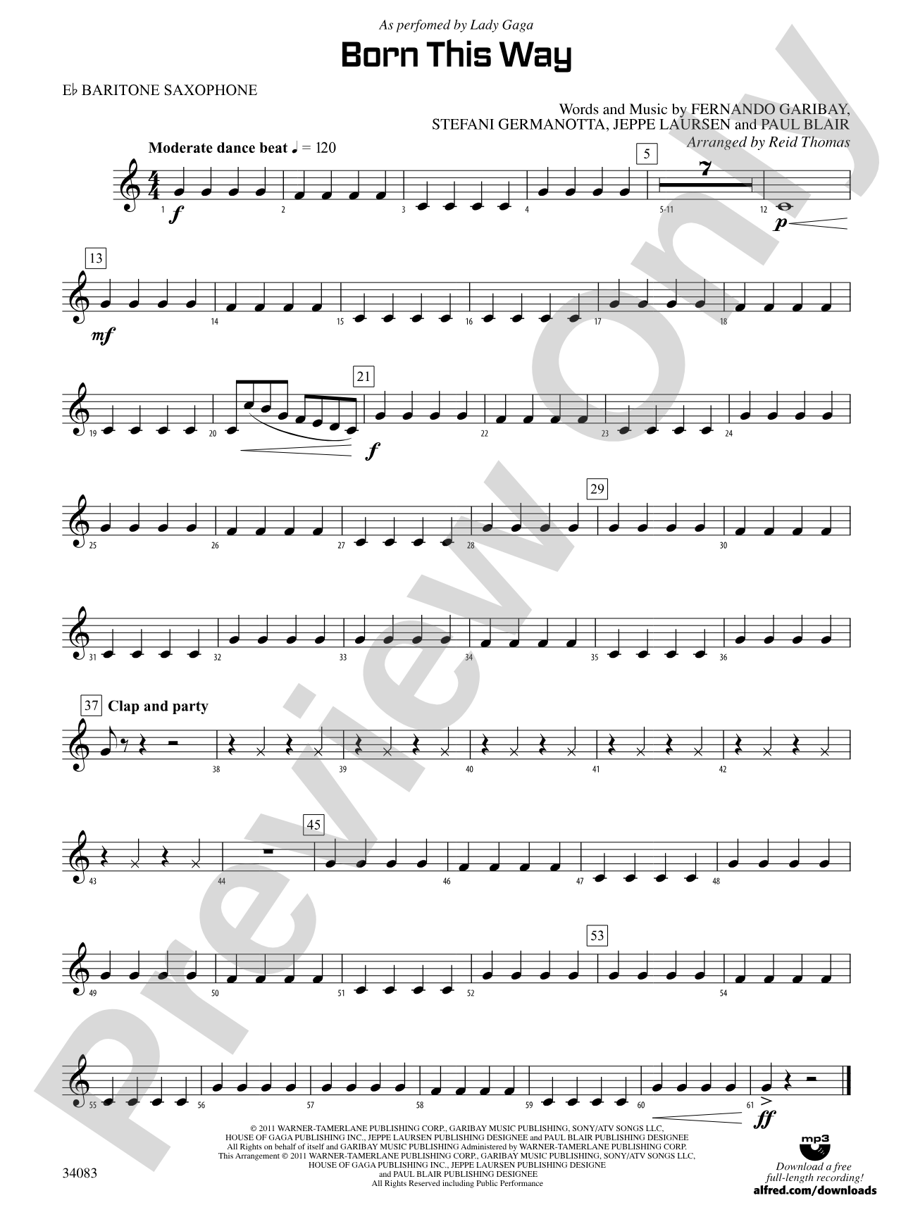 Born This Way: E-flat Baritone Saxophone