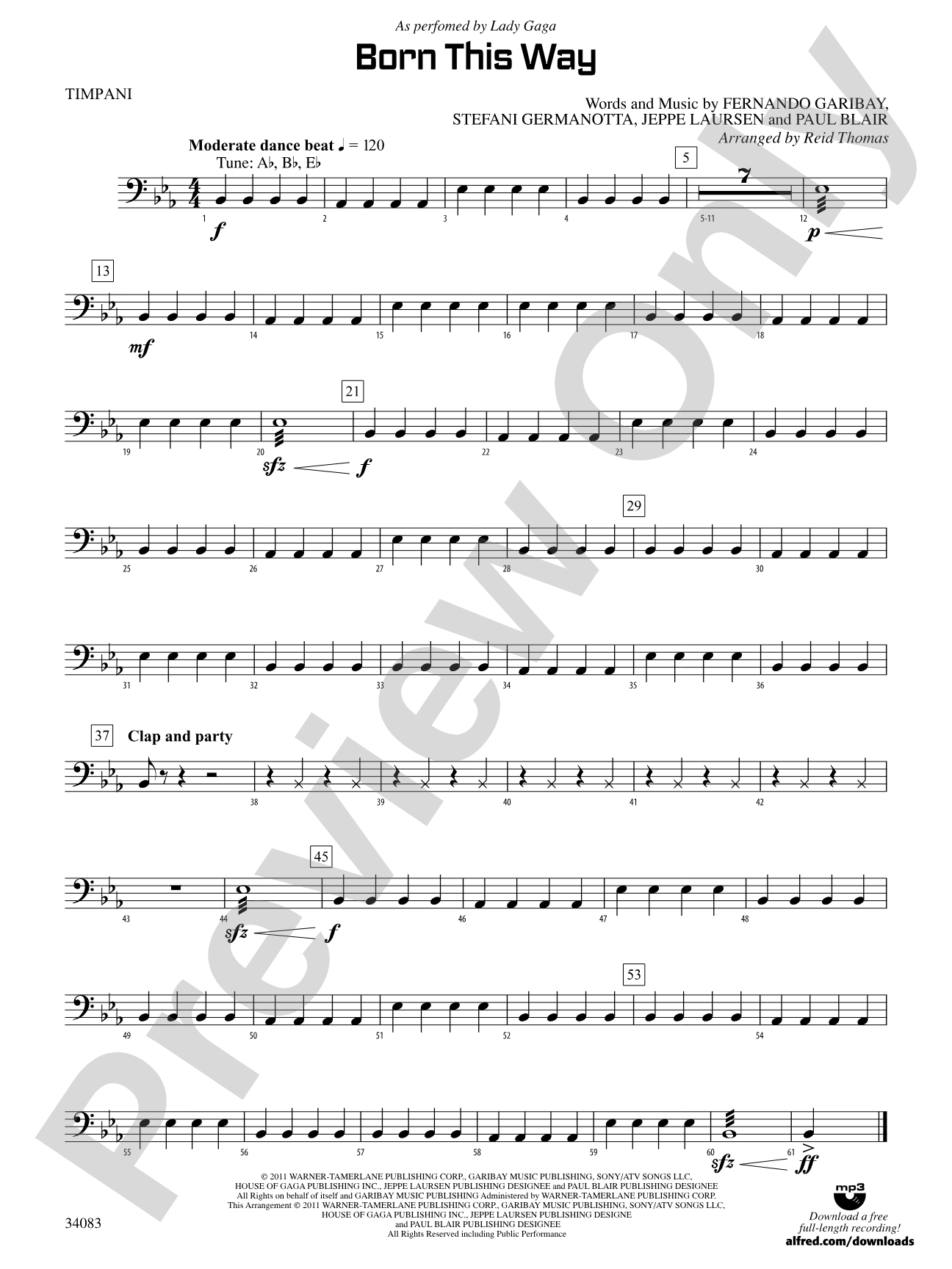 Born This Way: Timpani