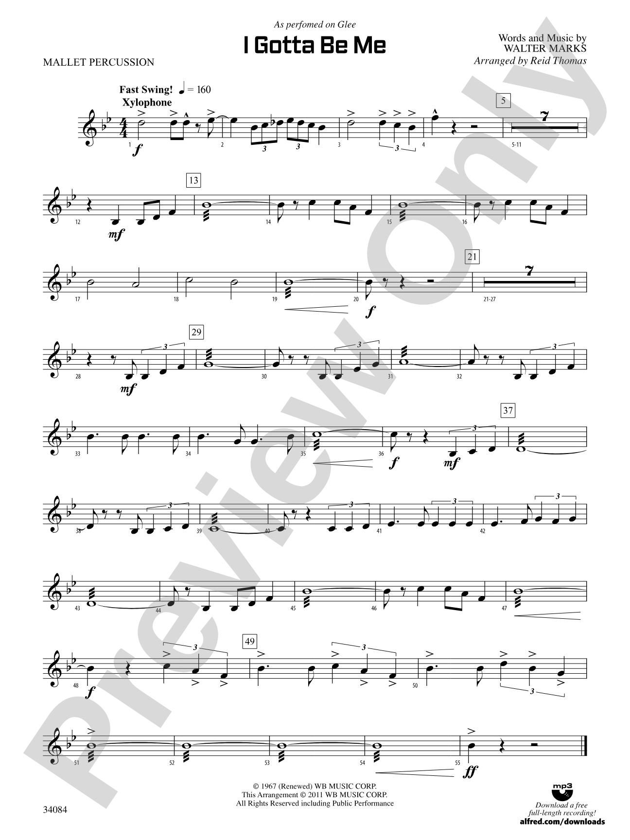 I Gotta Be Me: Mallets