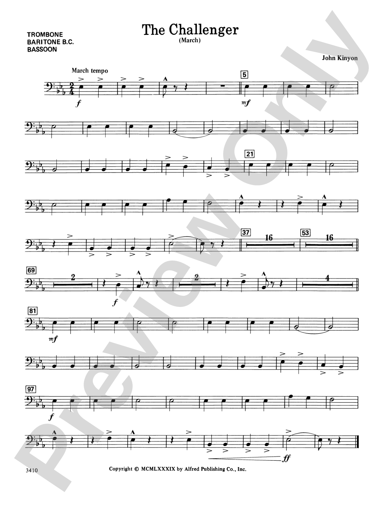 The Challenger: 1st Trombone