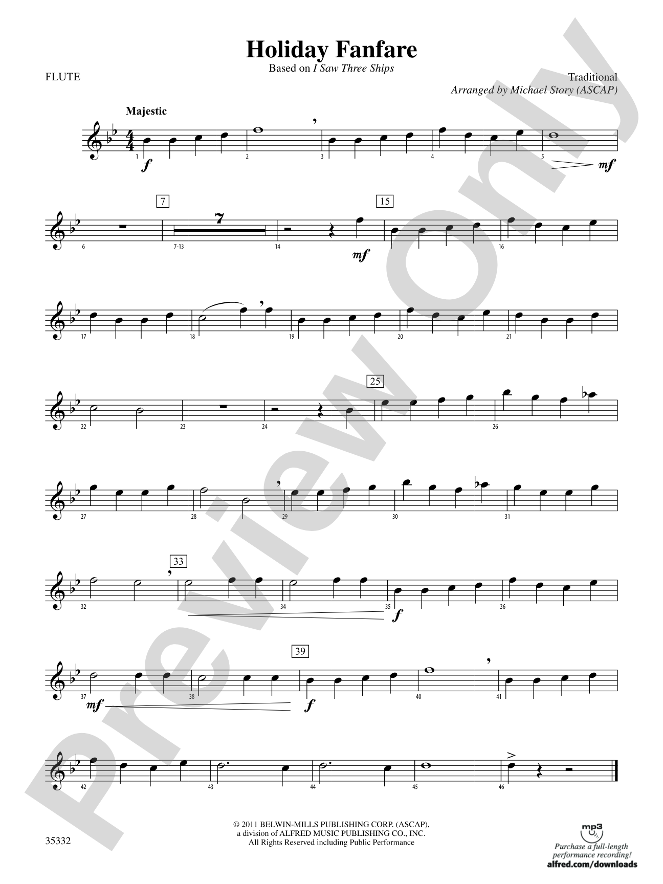 Holiday Fanfare: Flute