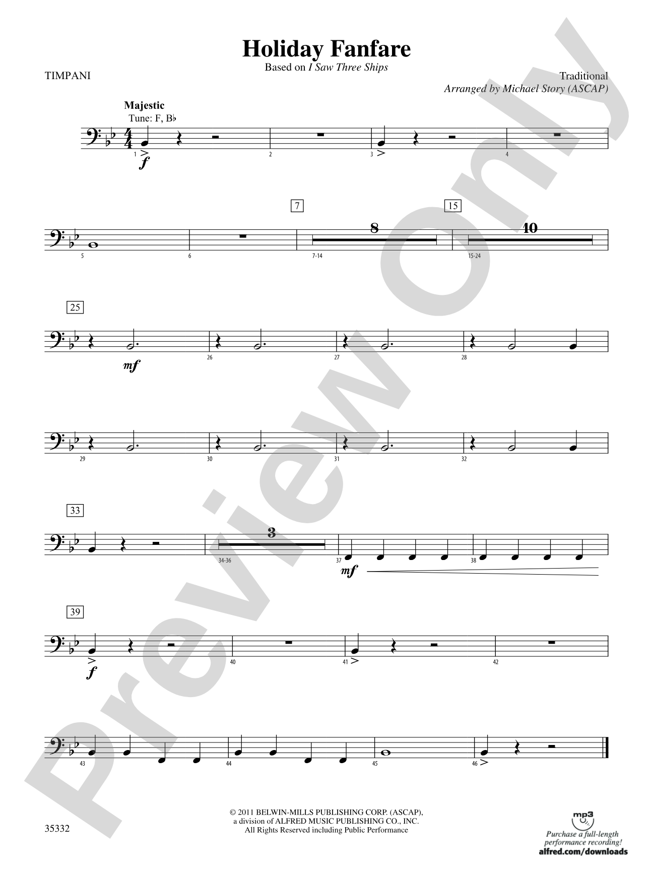 Holiday Fanfare: Timpani