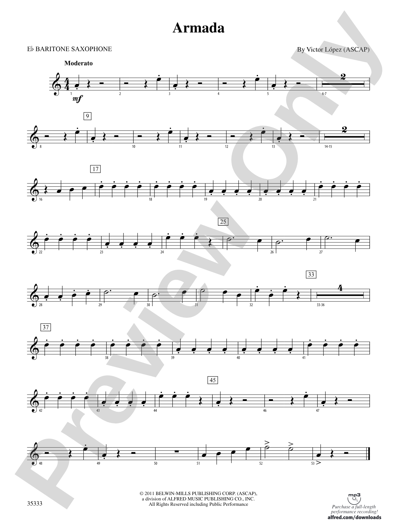 Armada: E-flat Baritone Saxophone