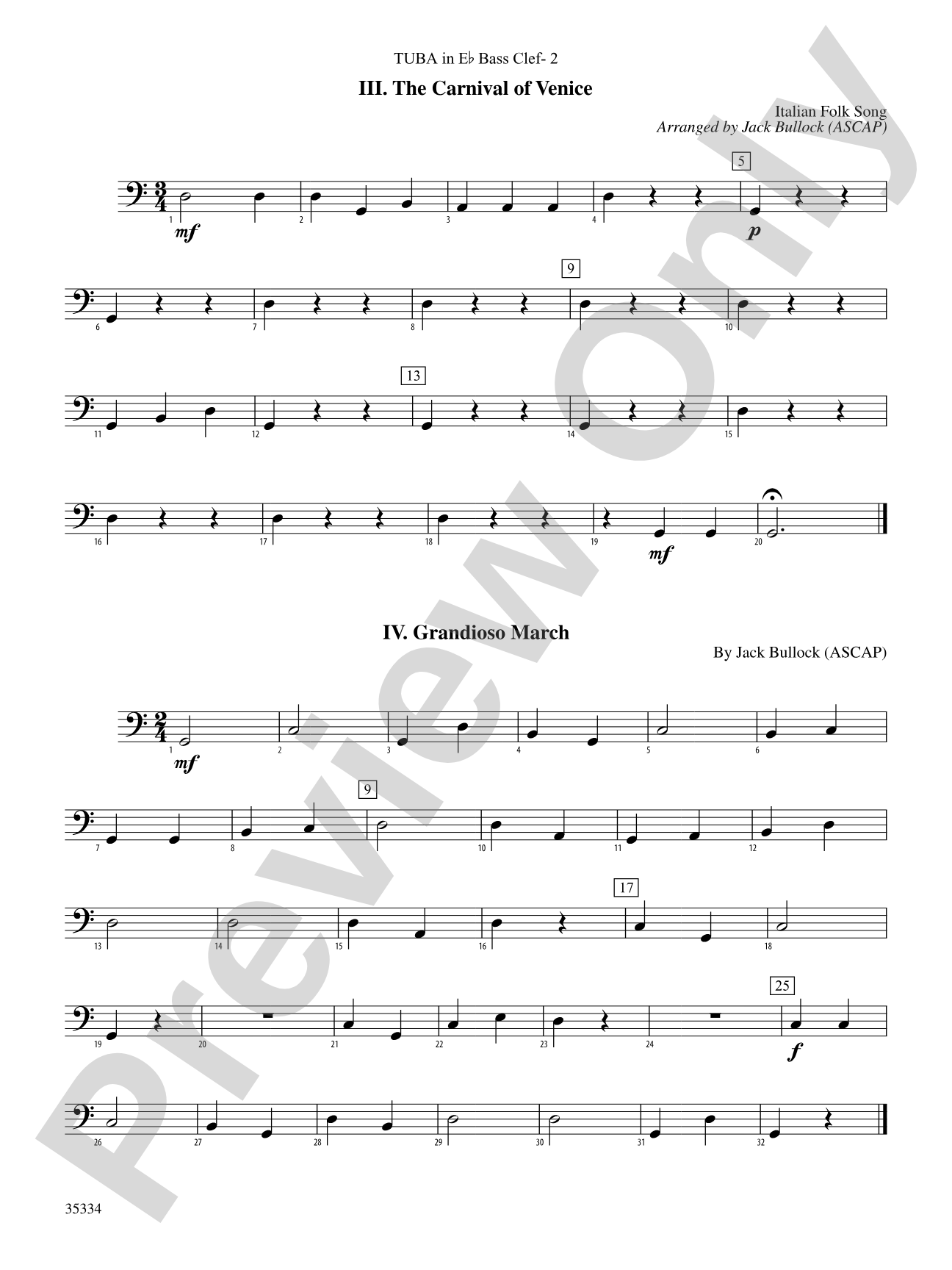 Belwin Very Beginning Band Kit #7: (wp) E-flat Tuba B.C.