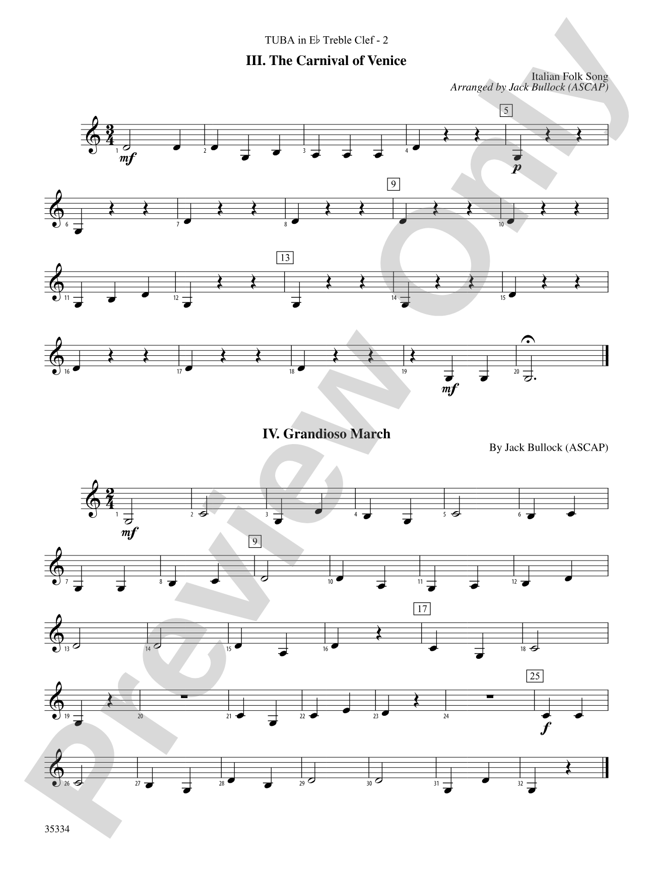 Belwin Very Beginning Band Kit #7: (wp) E-flat Tuba T.C.