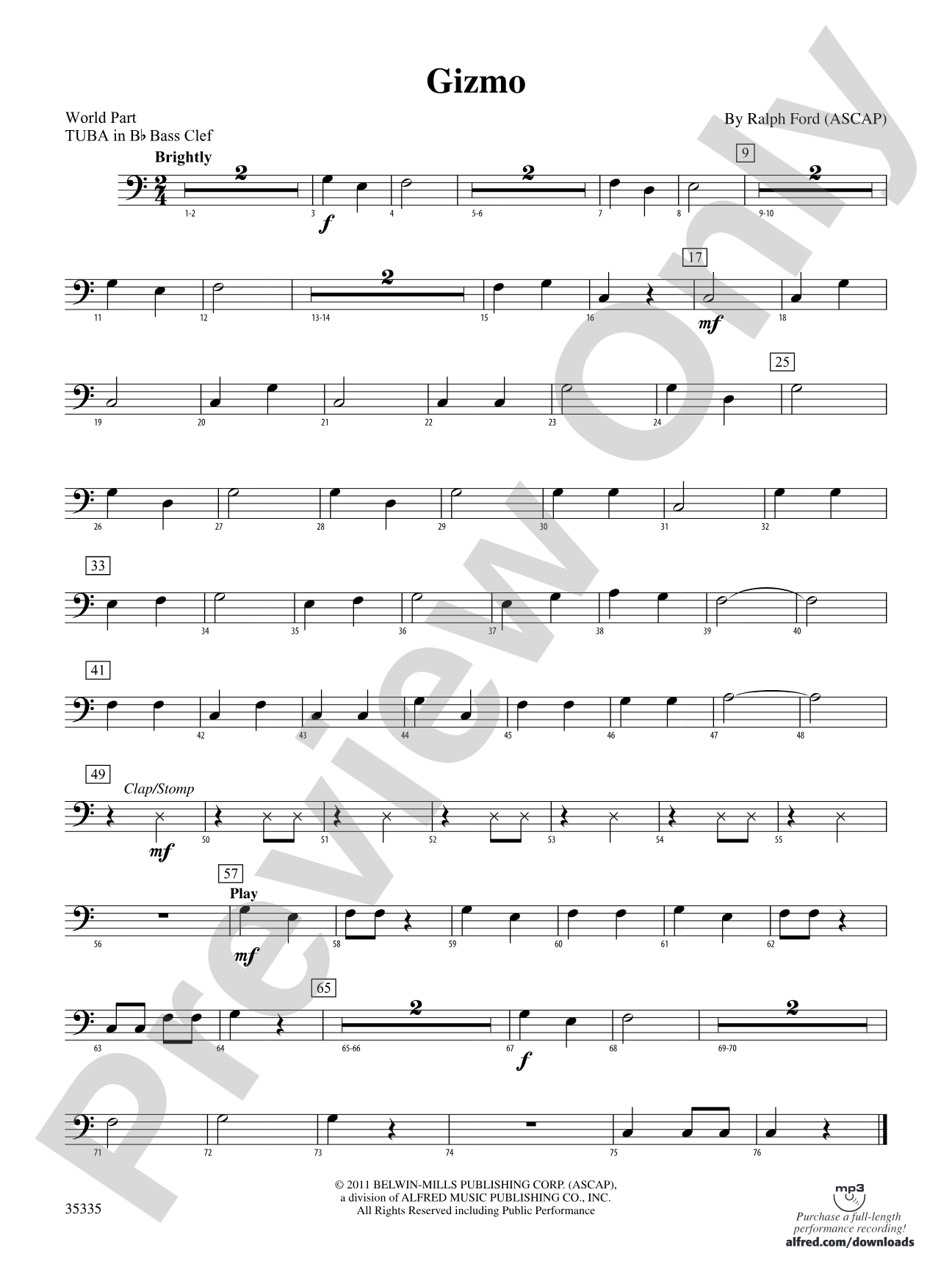 Gizmo: (wp) B-flat Tuba B.C.
