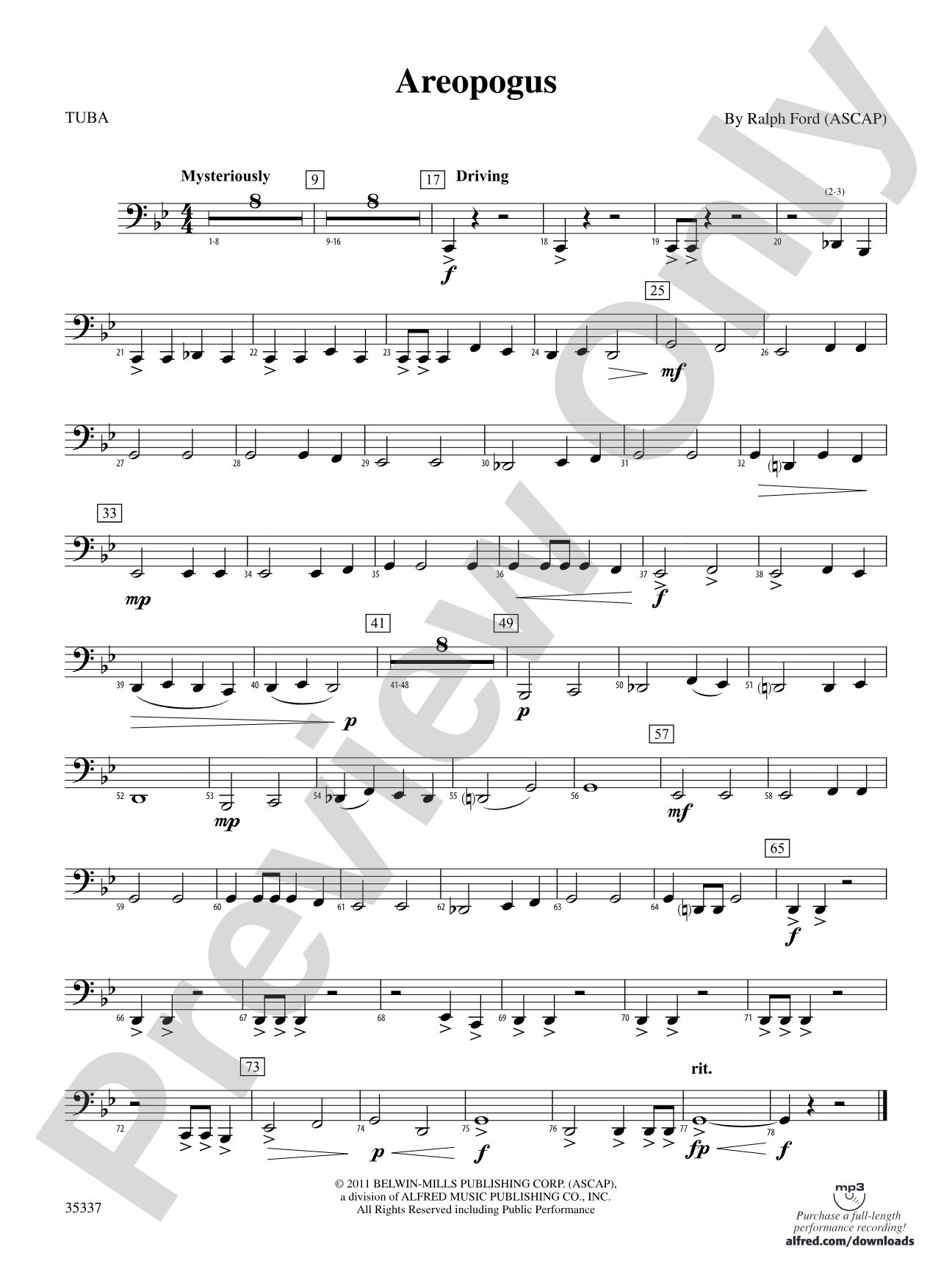 Areopogus: Tuba