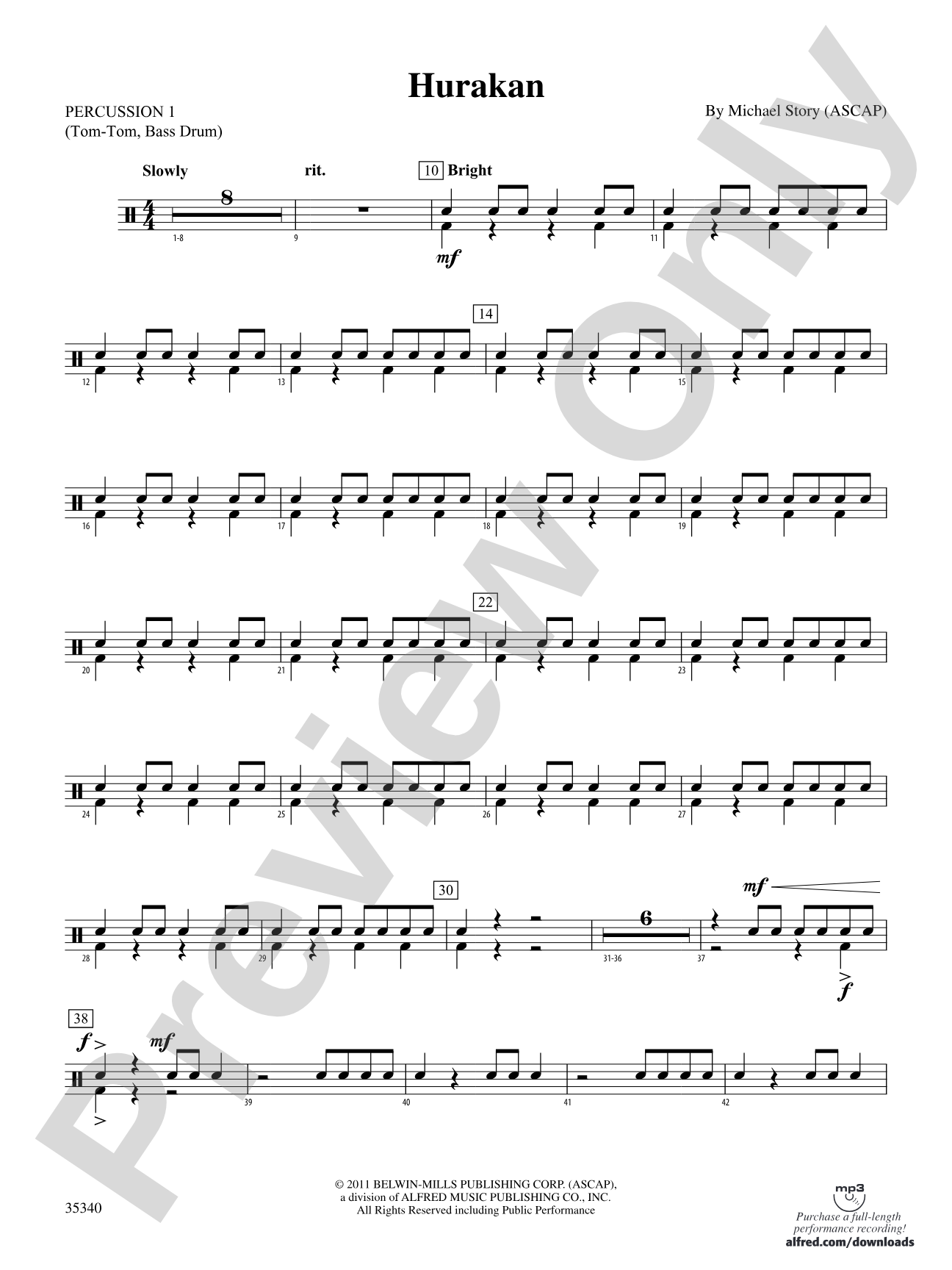 Hurakan: 1st Percussion