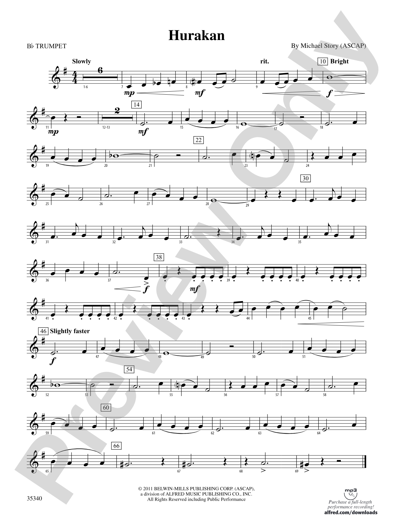 Hurakan: 1st B-flat Trumpet