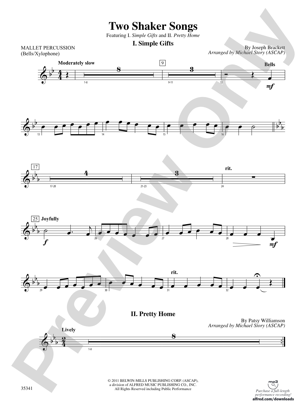 Two Shaker Songs: Mallets