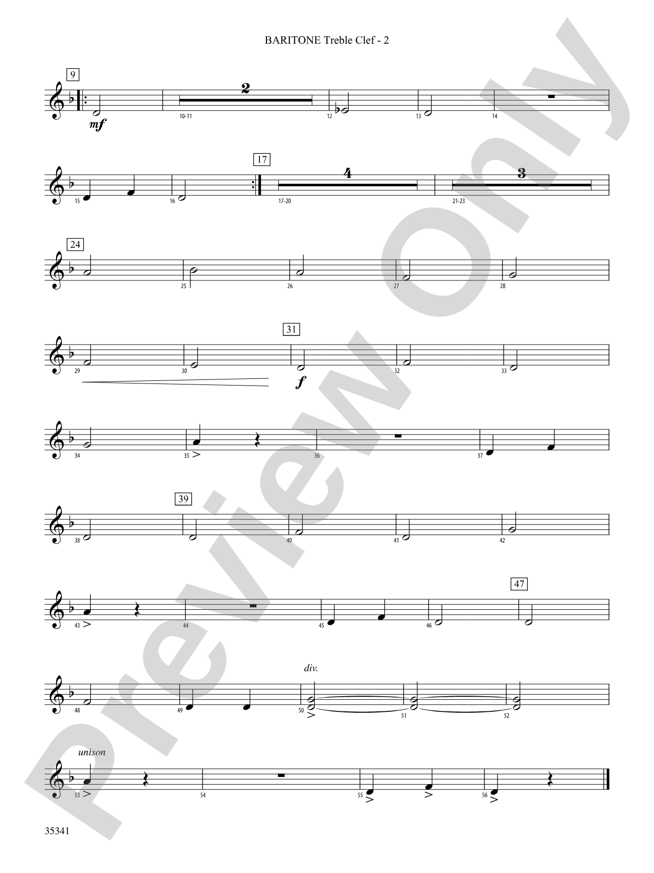 Two Shaker Songs: (wp) Baritone T.C.
