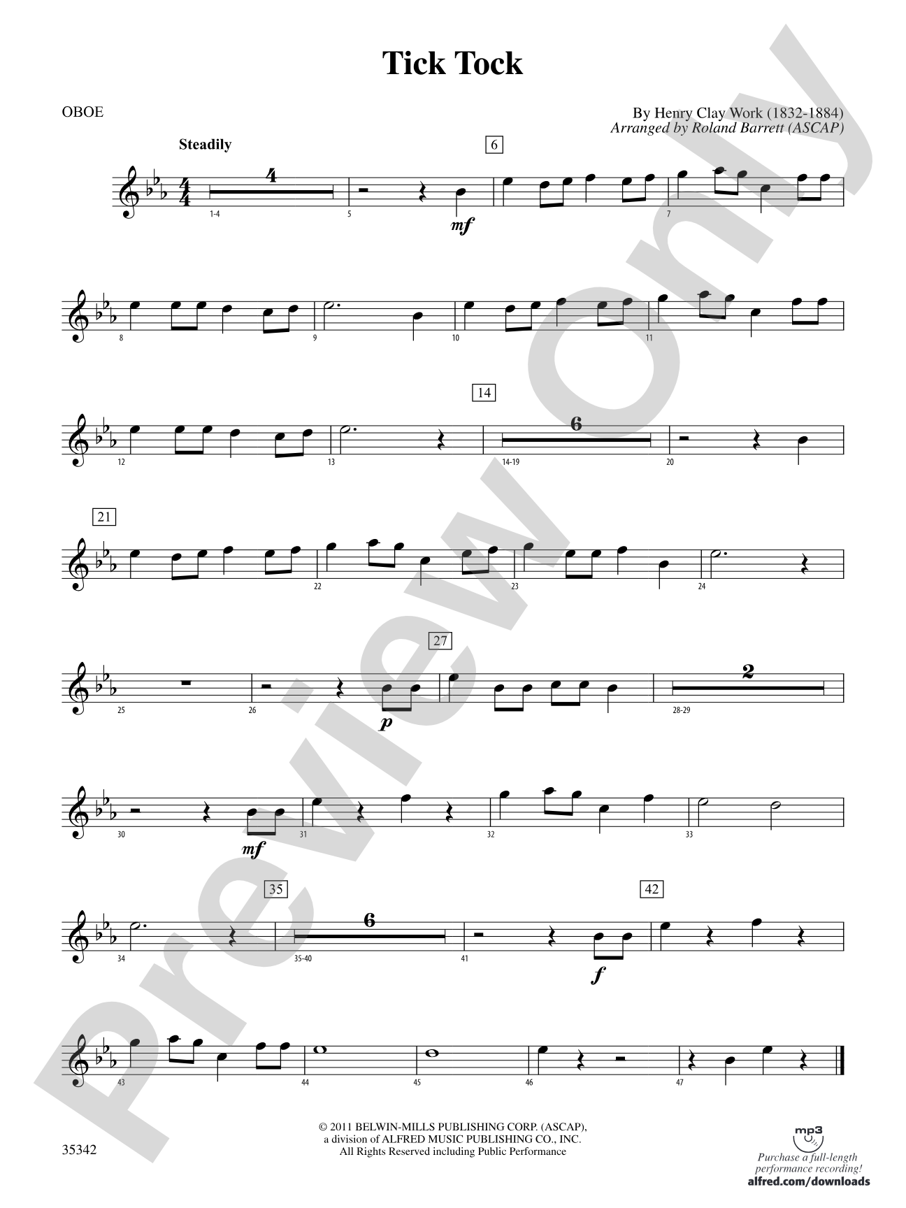 Tick Tock: Oboe