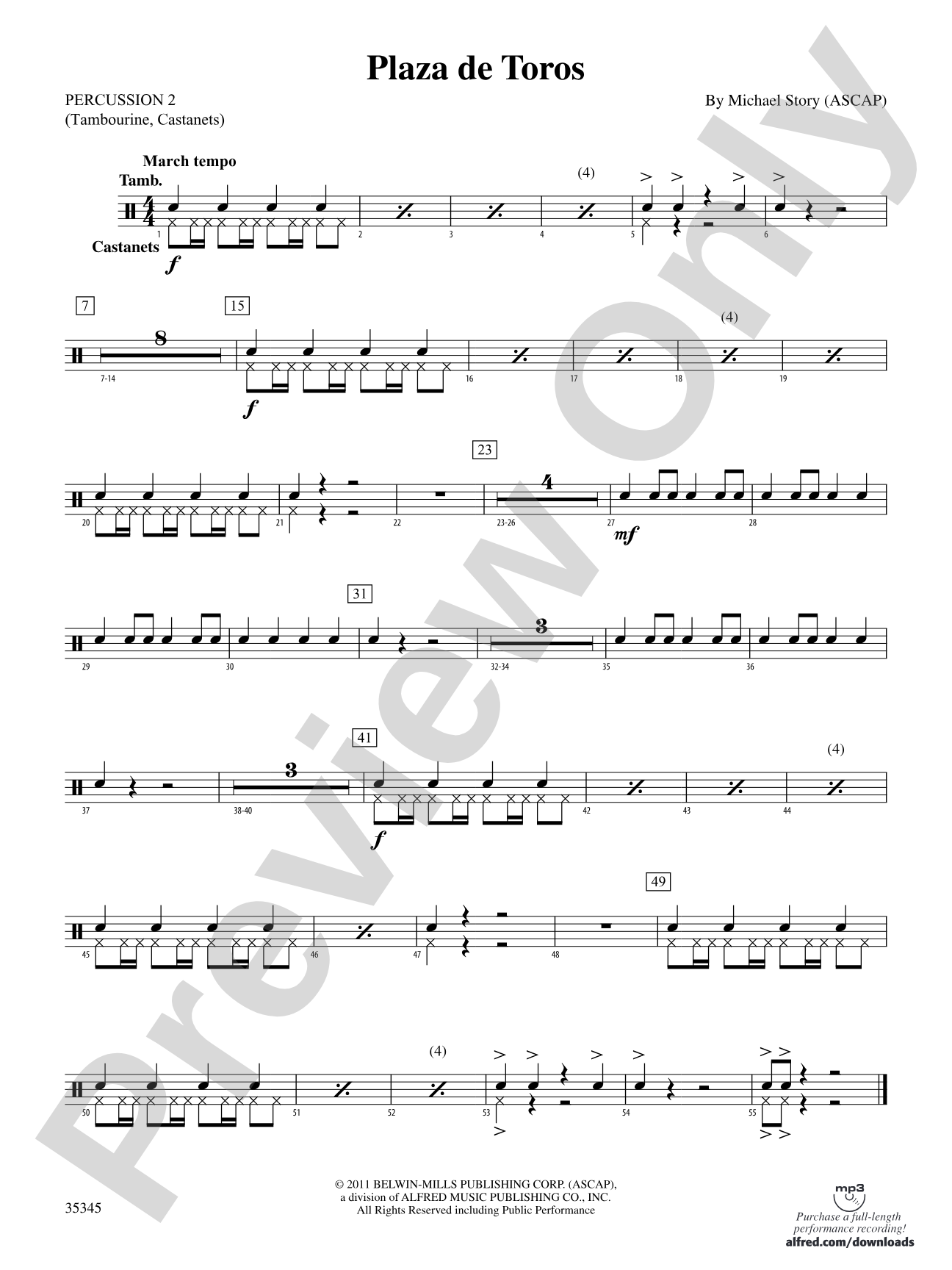 Plaza de Toros: 2nd Percussion