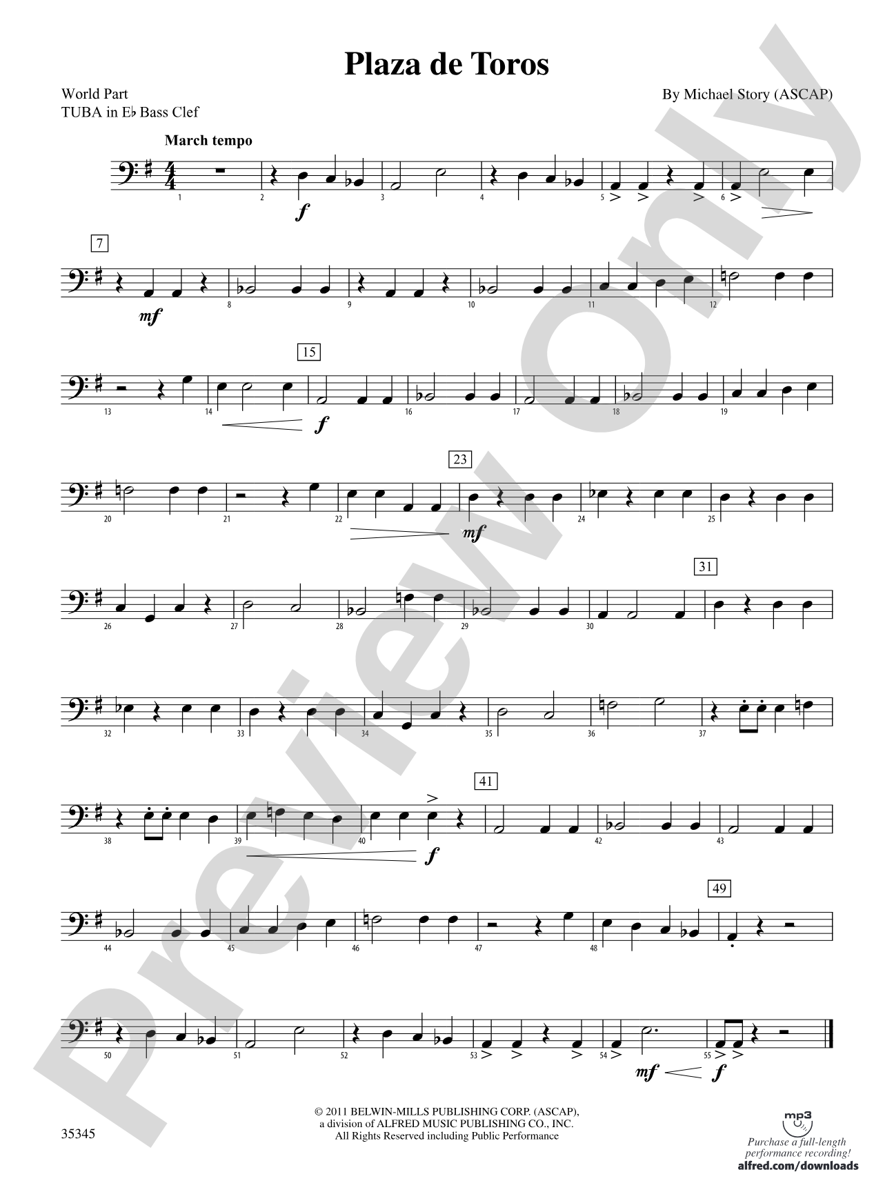 Plaza de Toros: (wp) E-flat Tuba B.C.