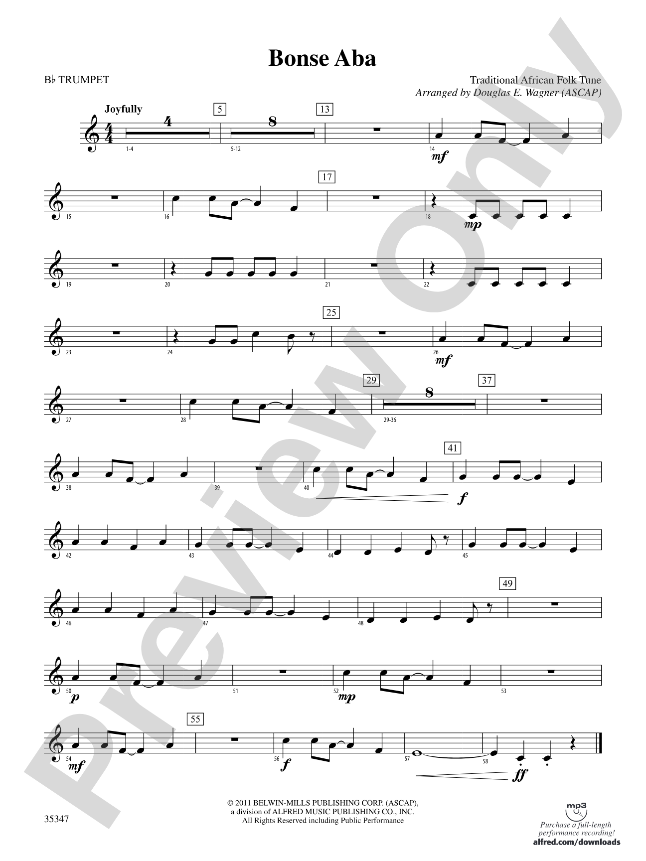 Bonse Aba: 1st B-flat Trumpet