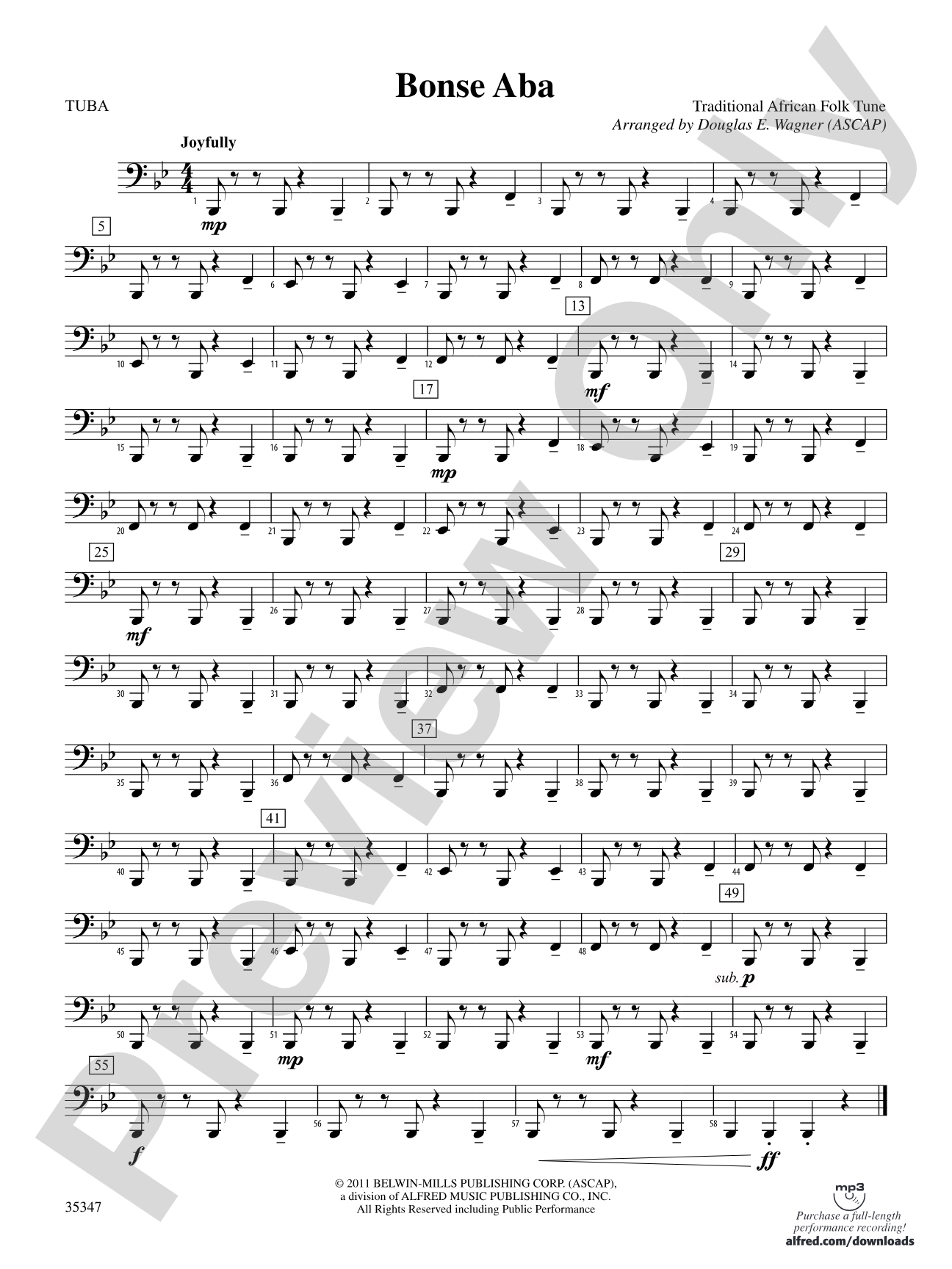 Bonse Aba: Tuba