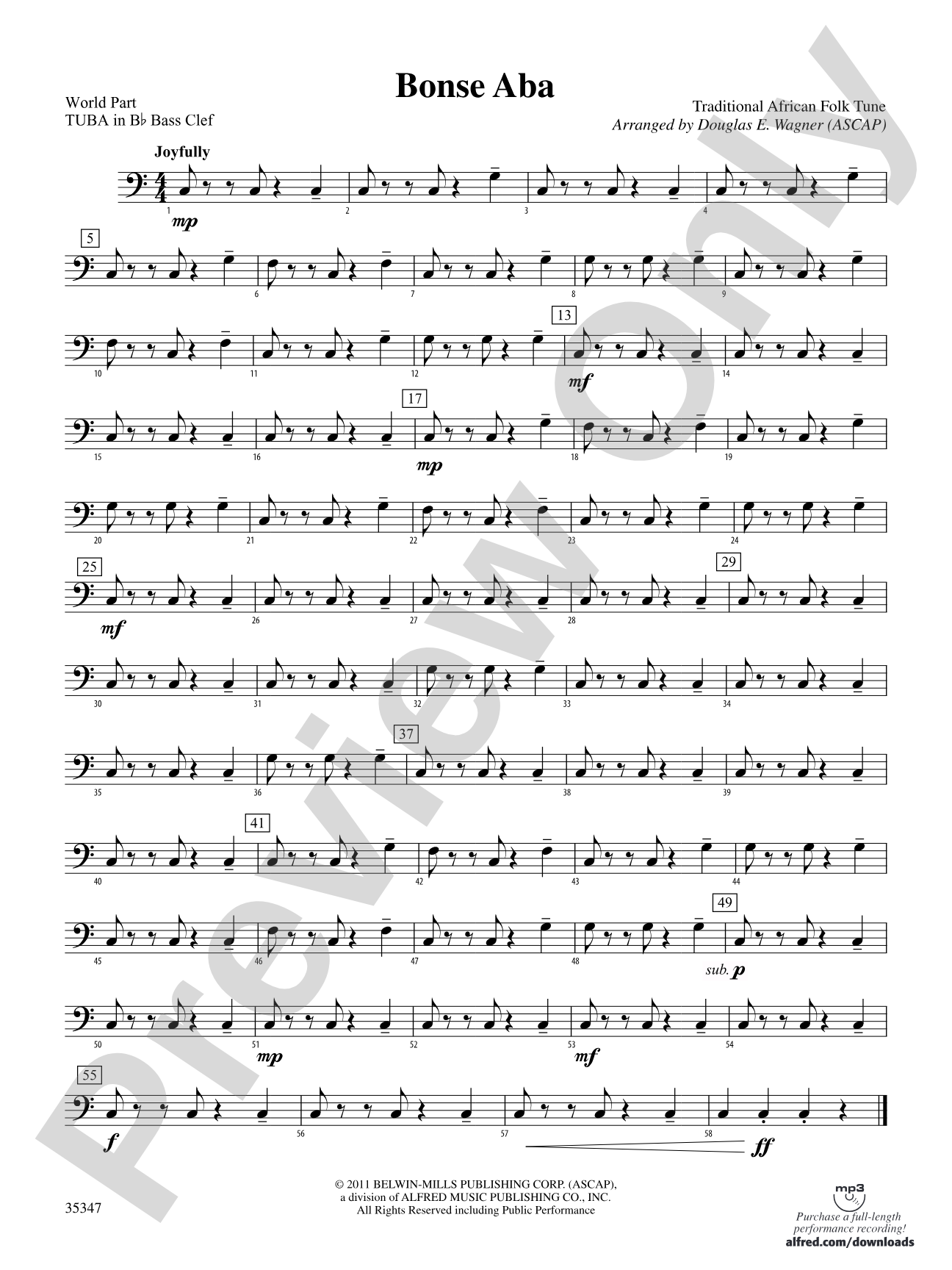 Bonse Aba: (wp) B-flat Tuba B.C.