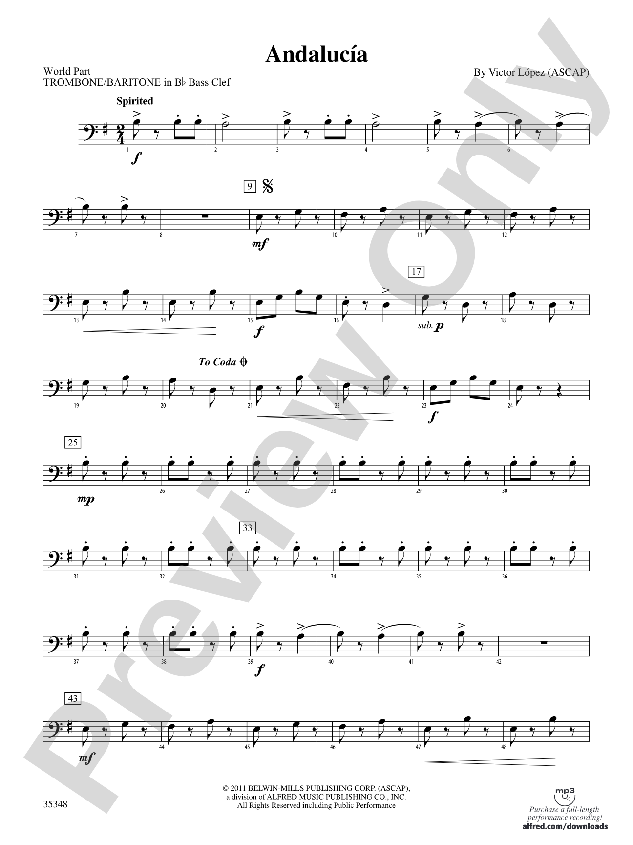 Andalucía: (wp) B-flat Baritone B.C.