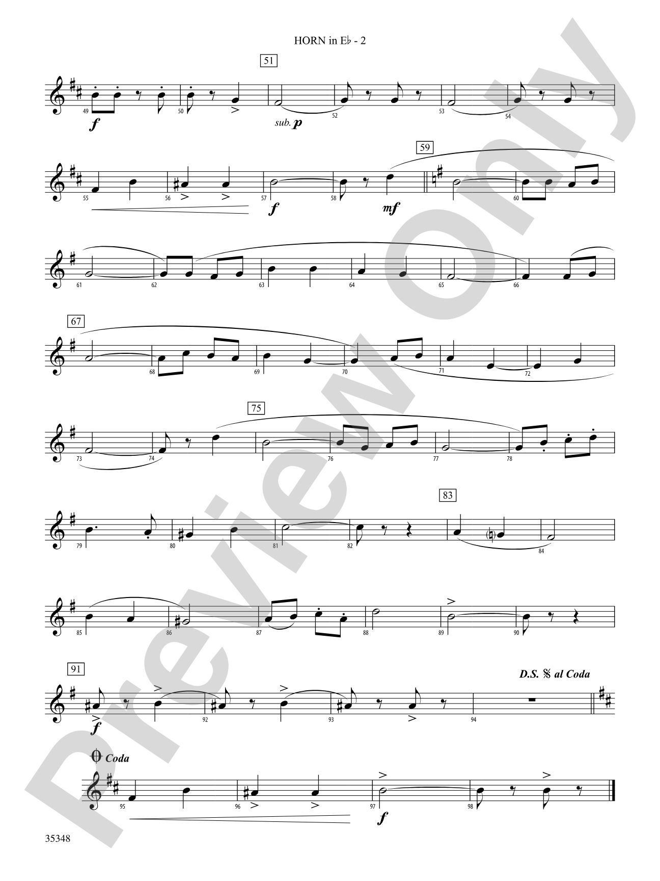 Andalucía: (wp) 1st Horn in E-flat