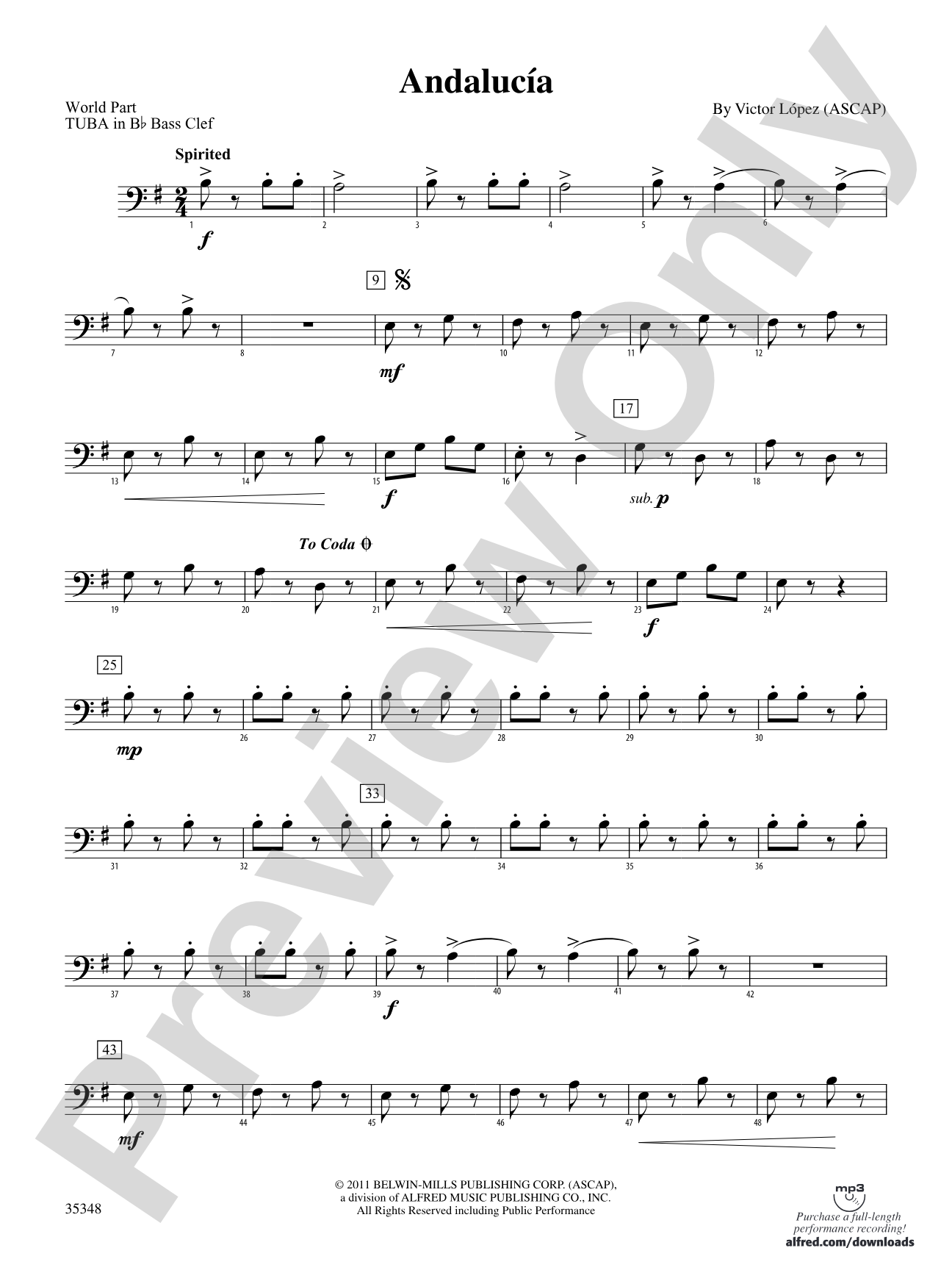 Andalucía: (wp) B-flat Tuba B.C.