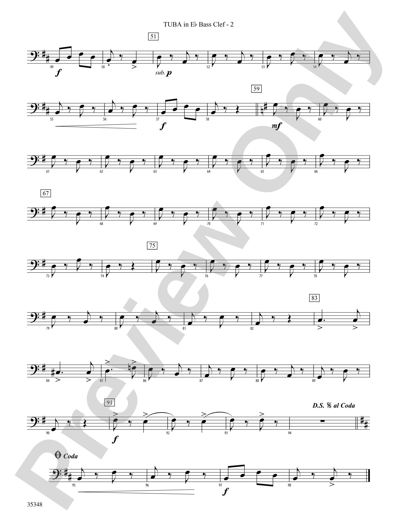 Andalucía: (wp) E-flat Tuba B.C.