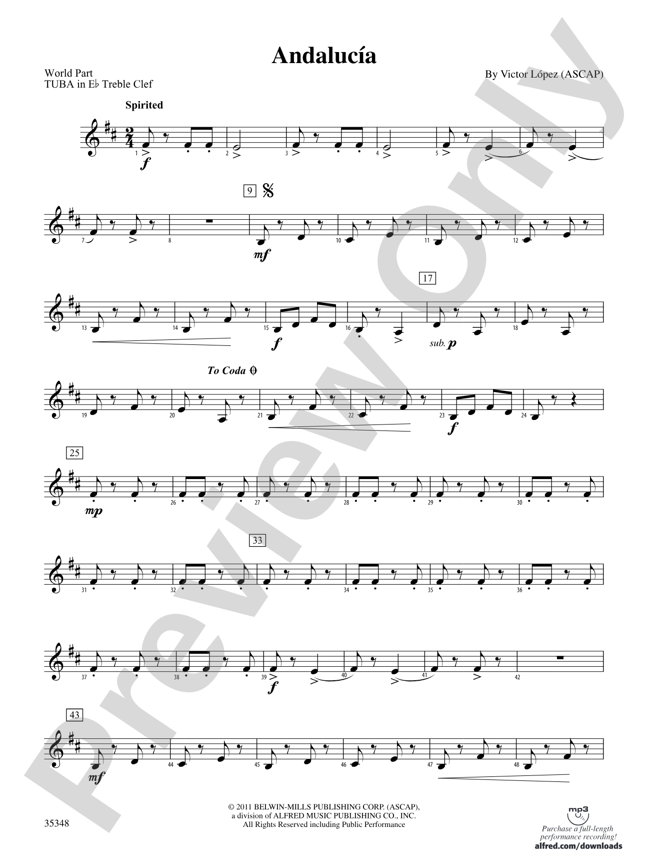 Andalucía: (wp) E-flat Tuba T.C.