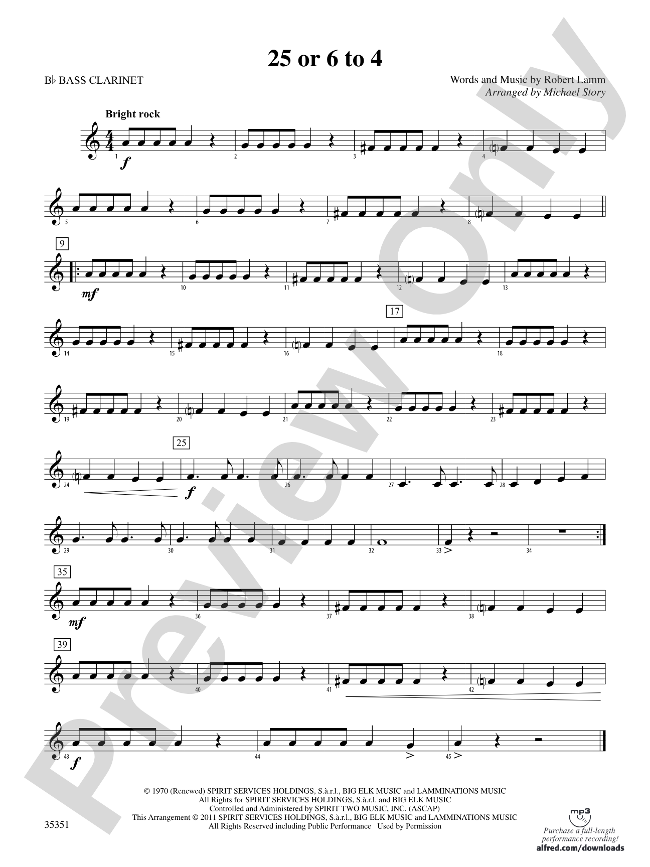 25 or 6 to 4: B-flat Bass Clarinet