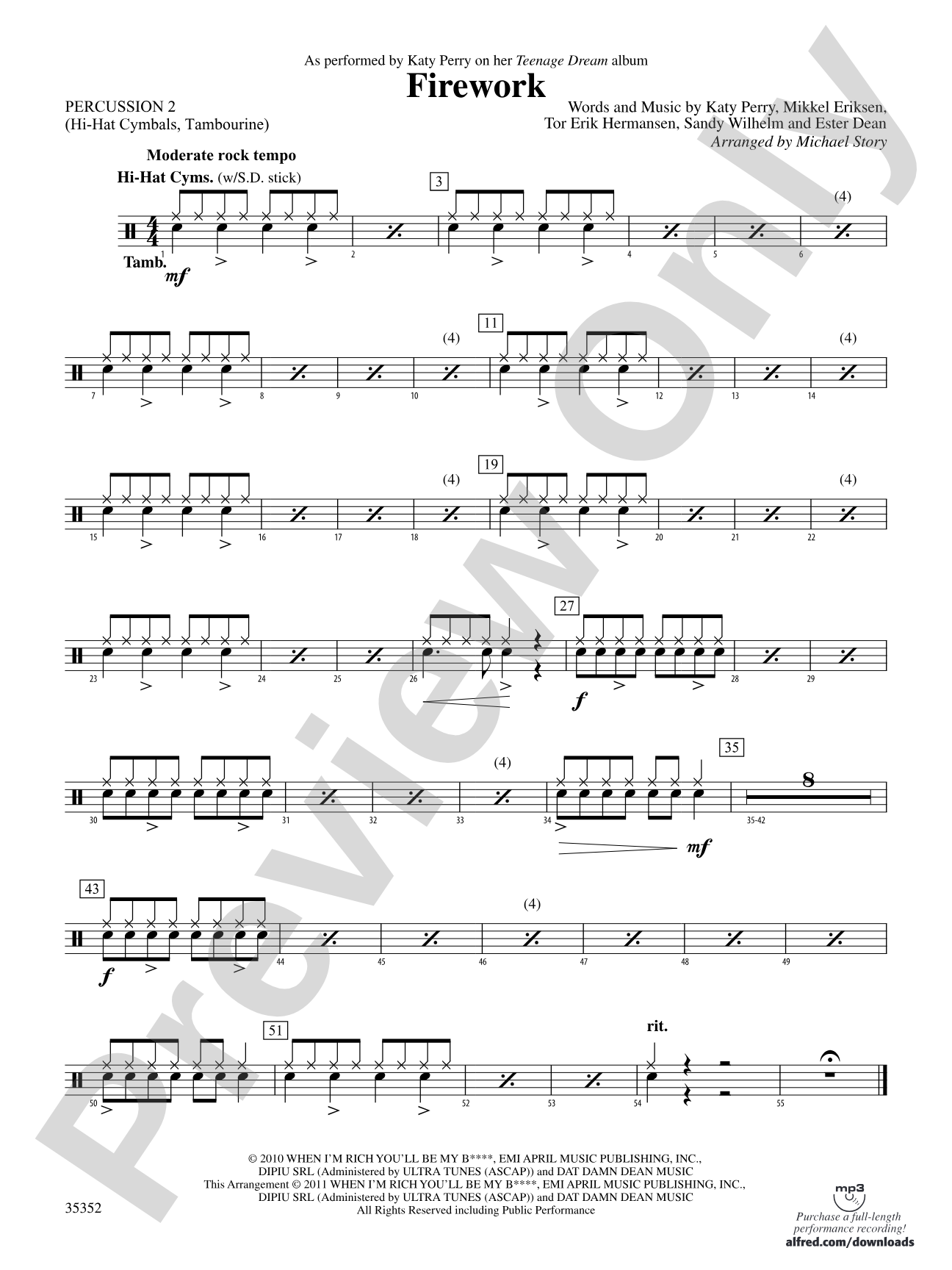 Firework: 2nd Percussion
