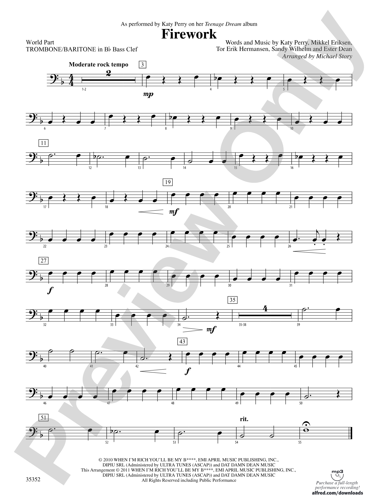 Firework: (wp) B-flat Baritone B.C.
