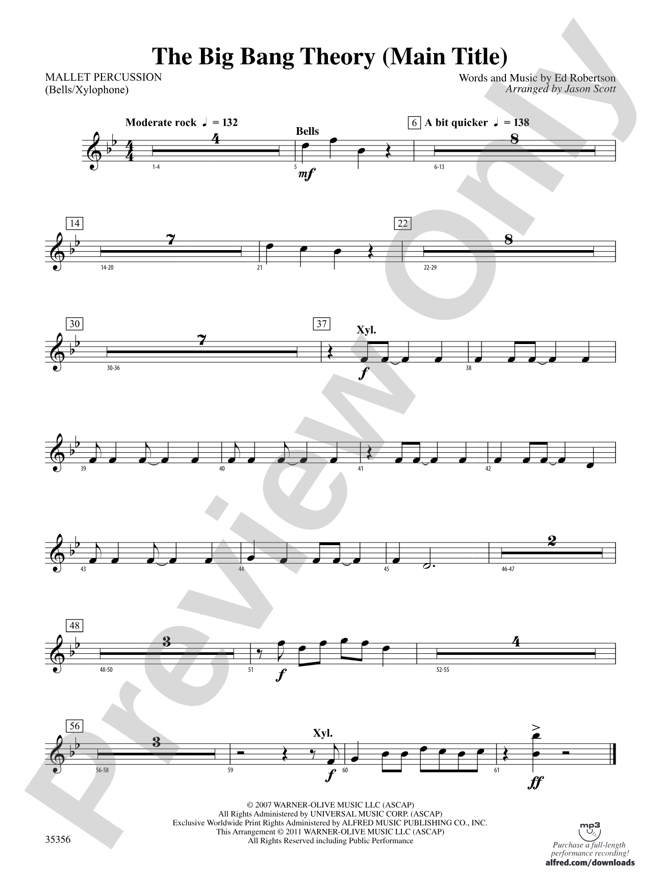 The Big Bang Theory (Main Title): Mallets