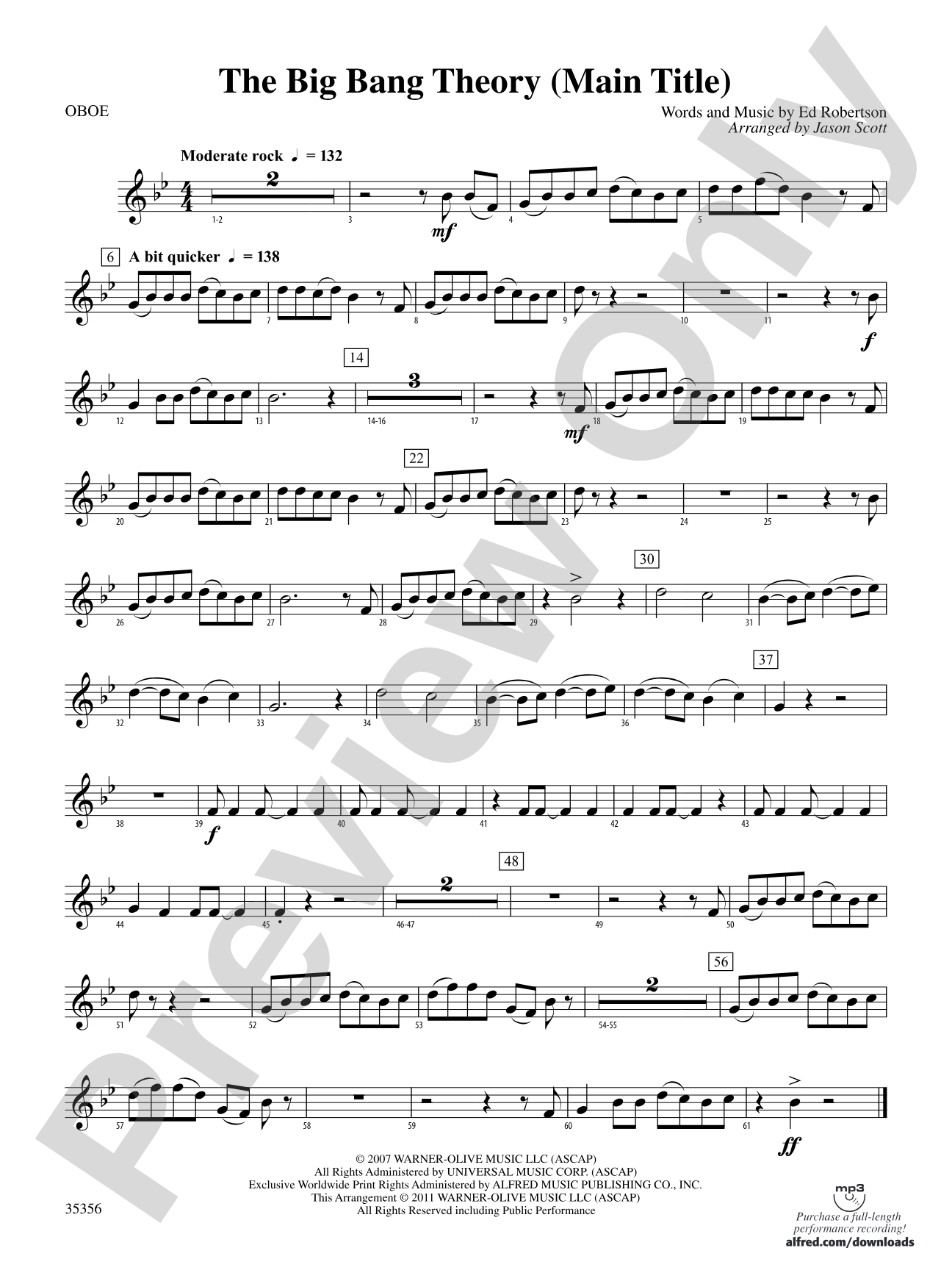 The Big Bang Theory (Main Title): Oboe