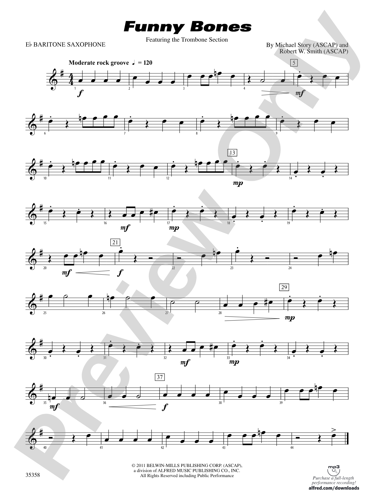 Funny Bones: E-flat Baritone Saxophone