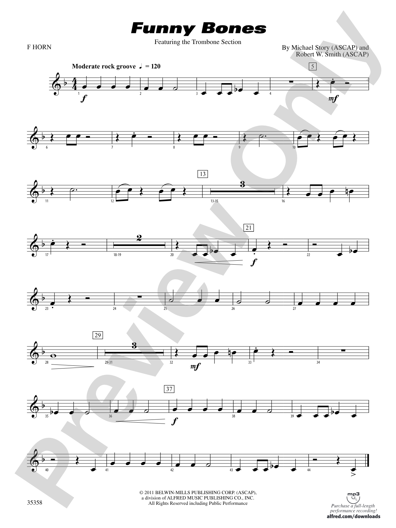 Funny Bones: 1st F Horn