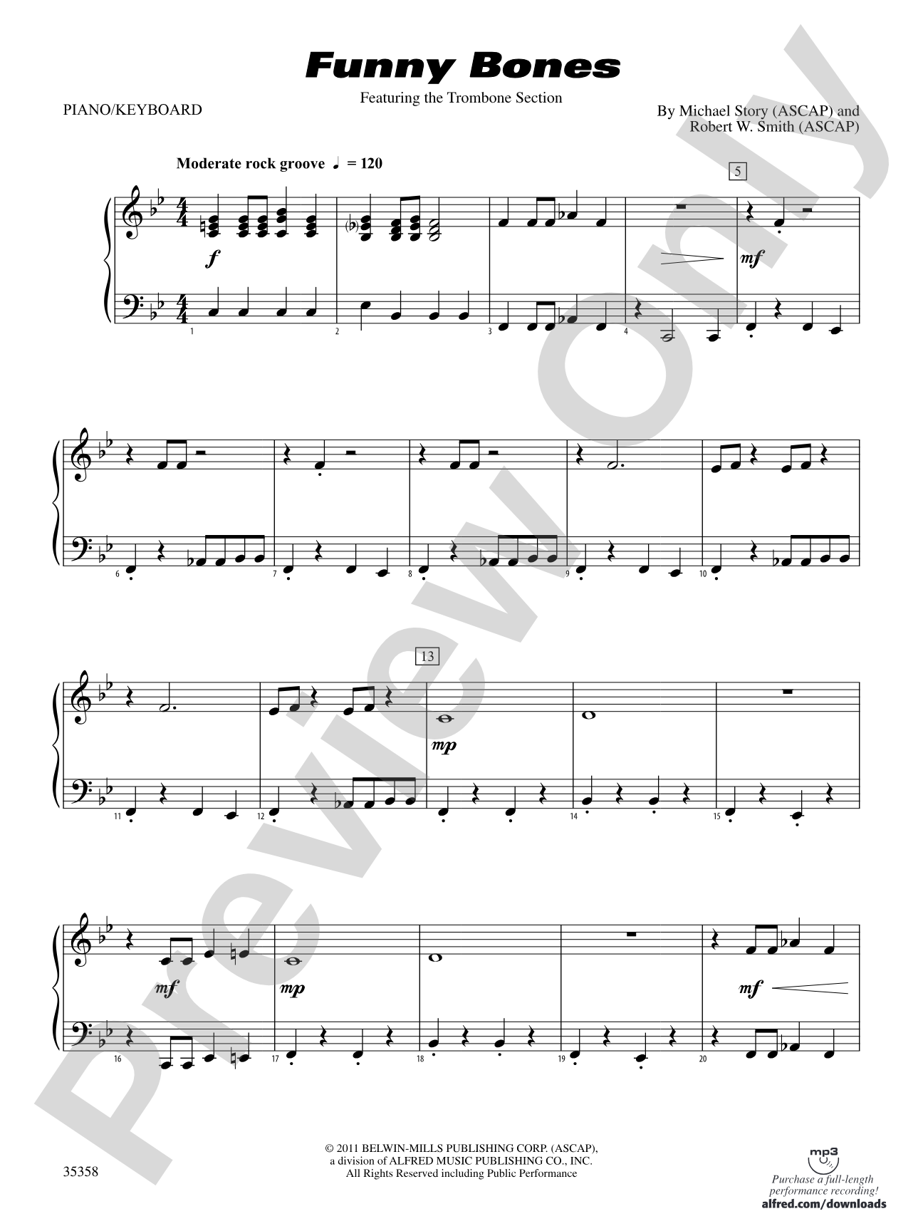Funny Bones: Piano Accompaniment