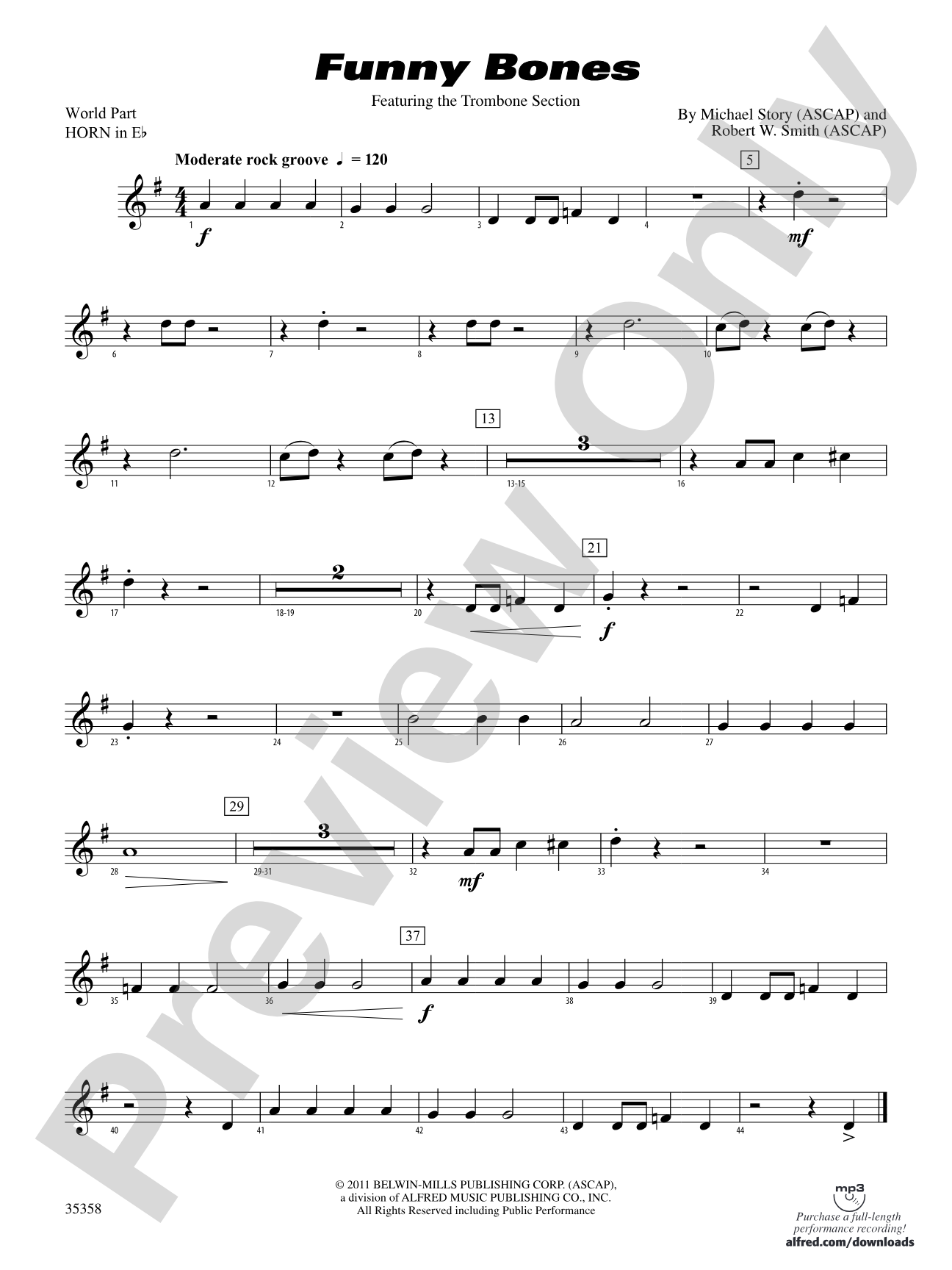 Funny Bones: (wp) 1st Horn in E-flat