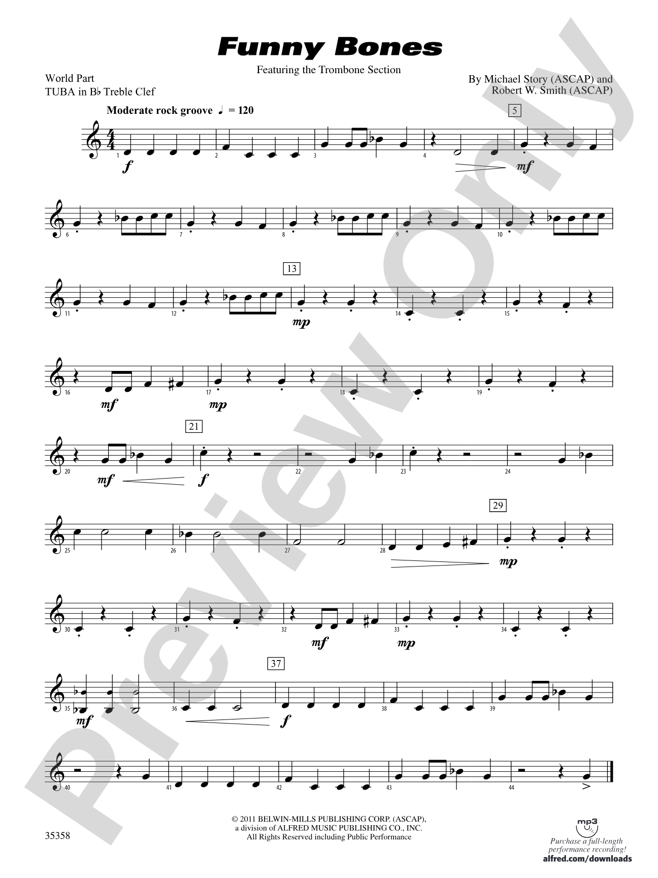 Funny Bones: (wp) B-flat Tuba T.C.